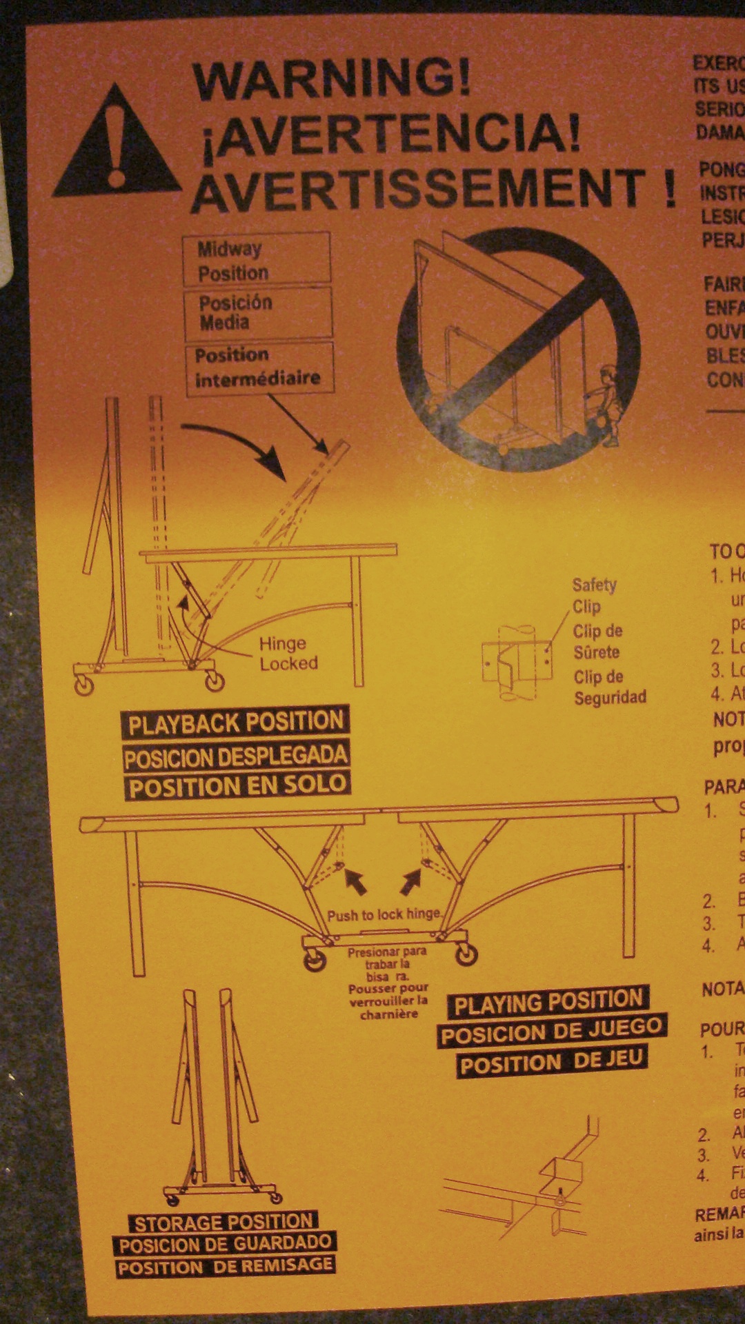 Stiga Master Series Ping Pong Table and Equipment