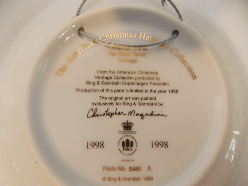 Seven Bing and Grondahl American Heritage Plates