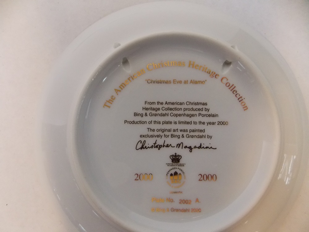 Seven Bing and Grondahl American Heritage Plates