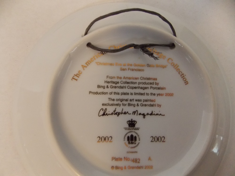 Seven Bing and Grondahl American Heritage Plates