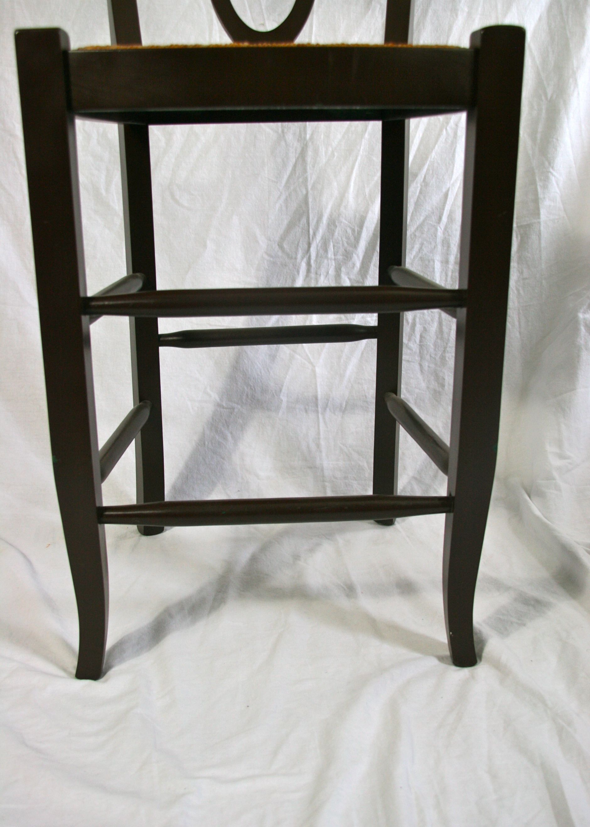 Pottery Barn French Country Style Rush Seat Bar Stools