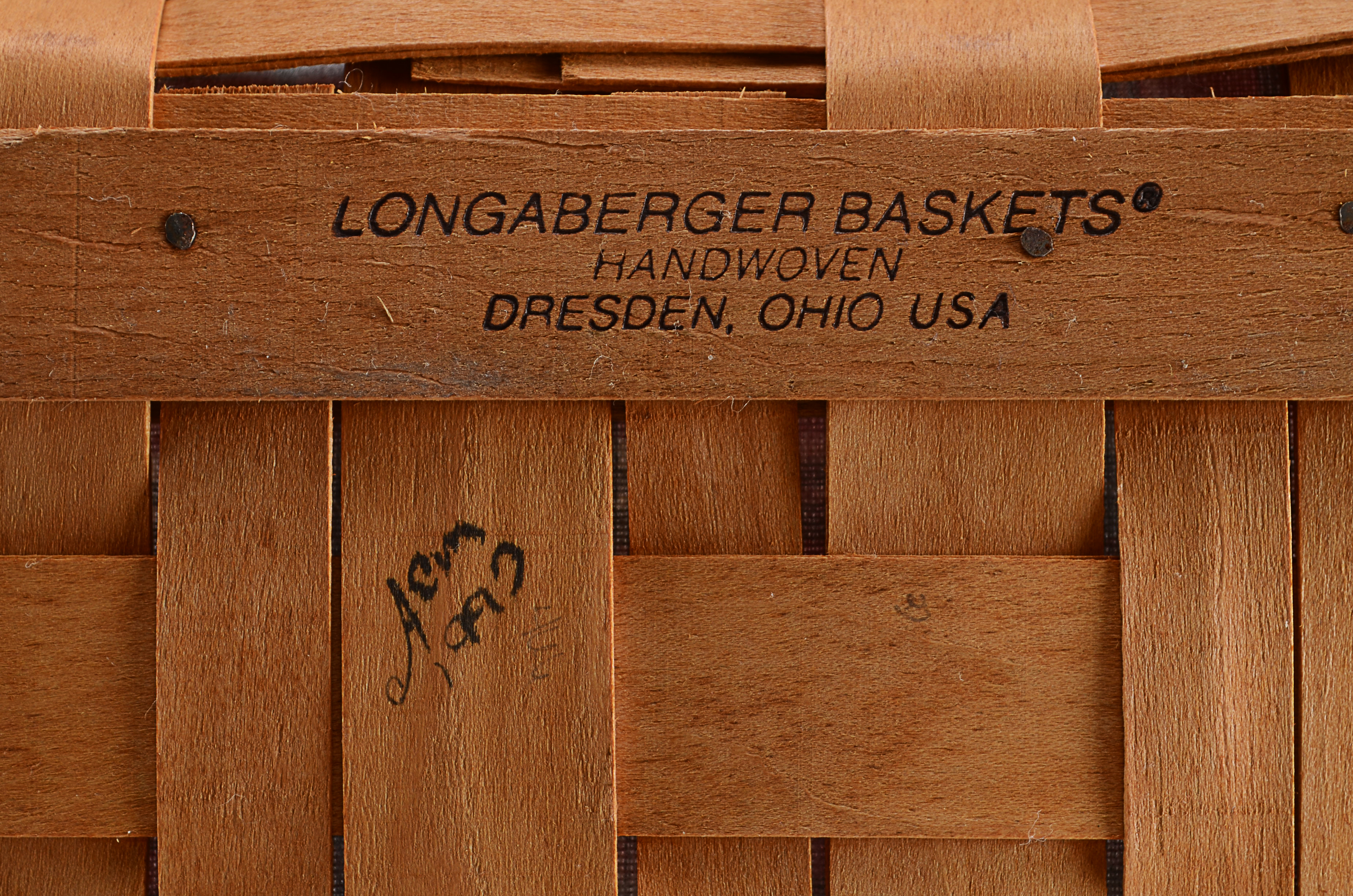 Longaberger 1993 Christmas Collection Bayberry Basket