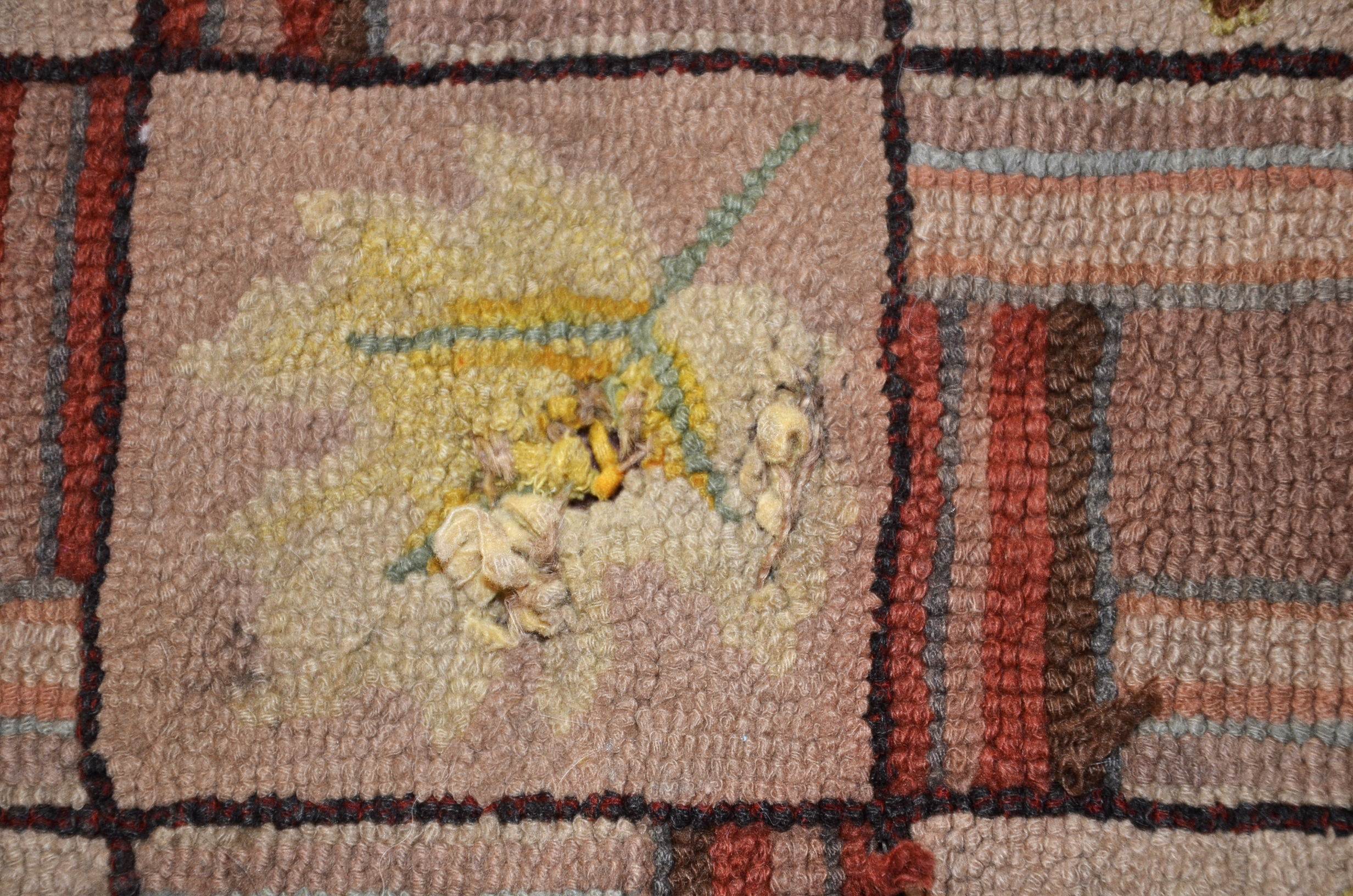 Needlepoint and Hand Hooked Area Rug
