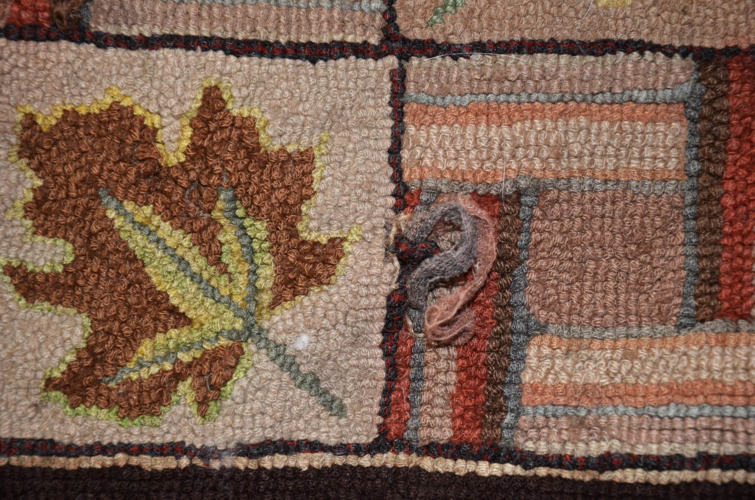 Needlepoint and Hand Hooked Area Rug