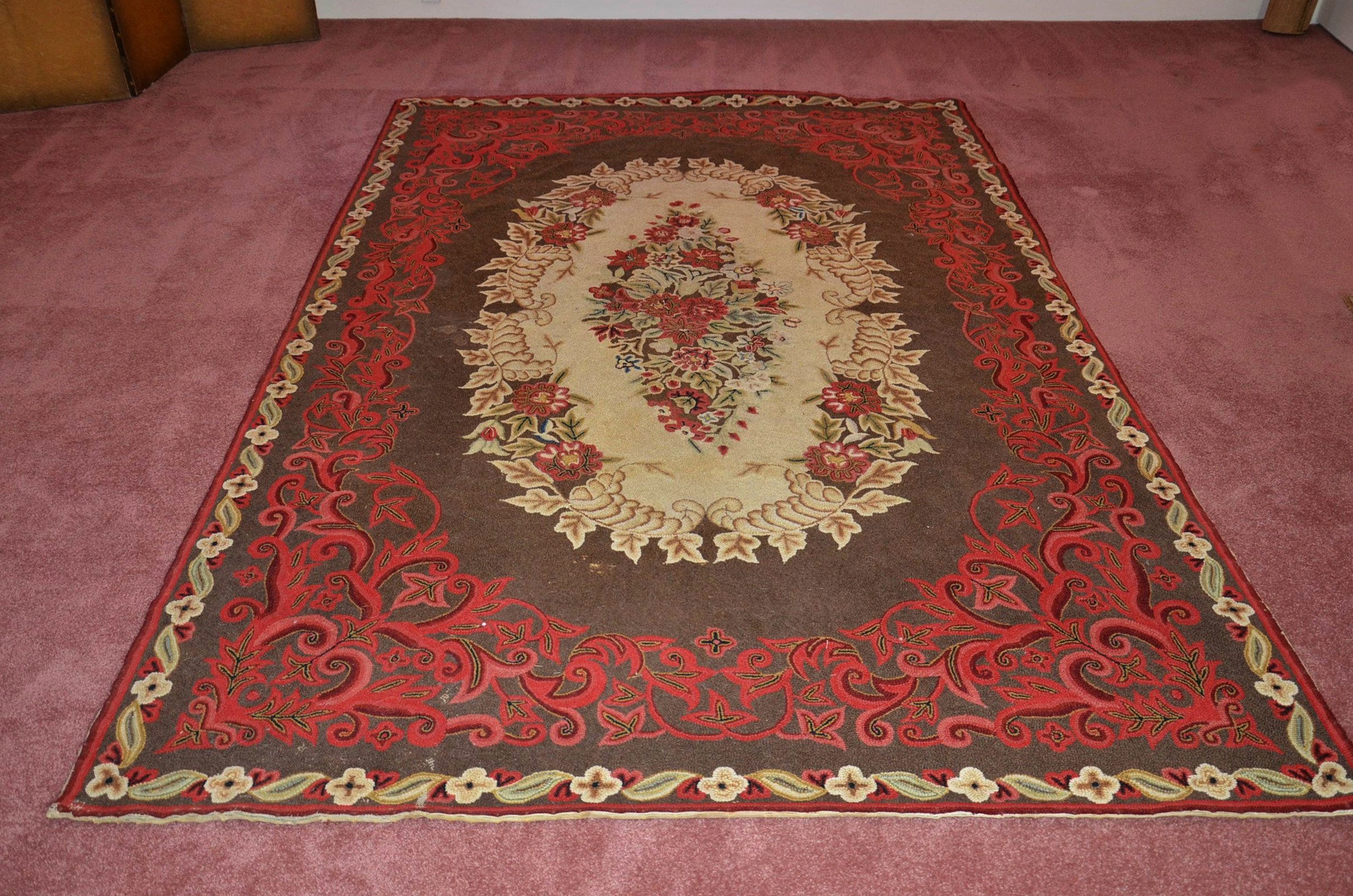 Berkshire Needlepoint Hand Hooked Area Rug