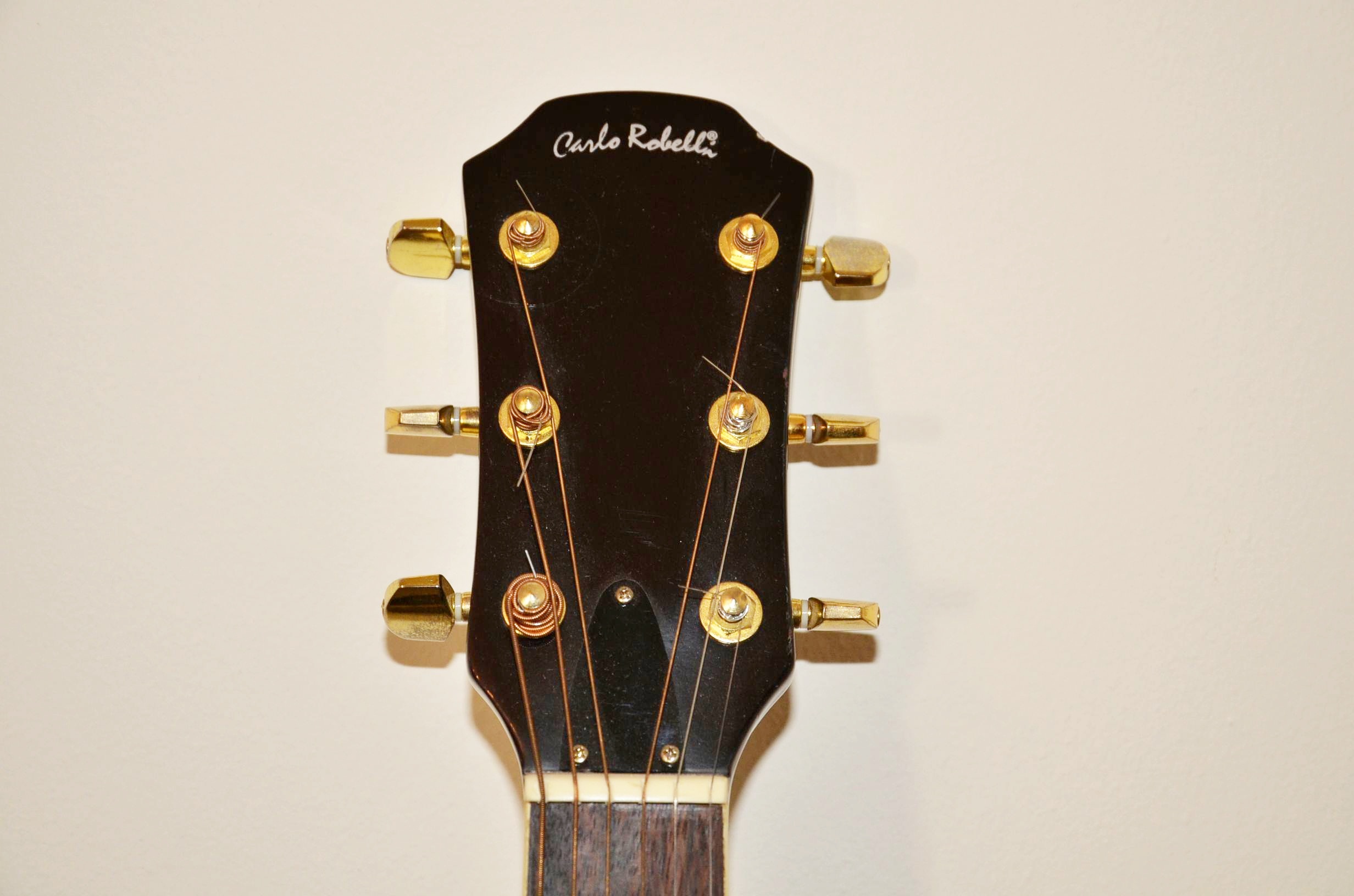 Carlo Robelli BW-414CE-BKSA Acoustic Electric Guitar