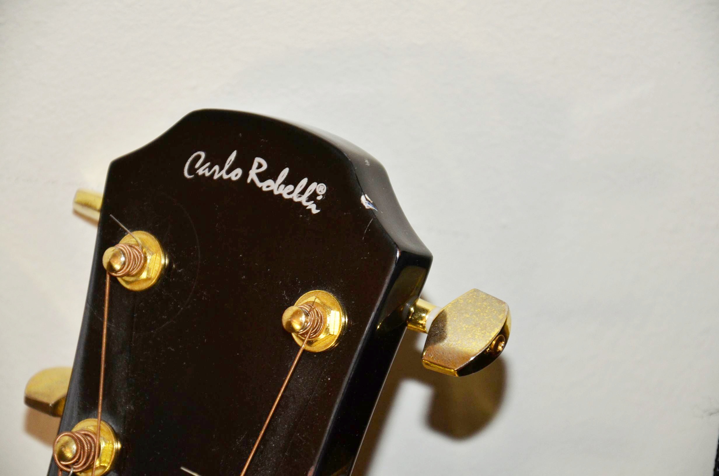 Carlo Robelli BW-414CE-BKSA Acoustic Electric Guitar