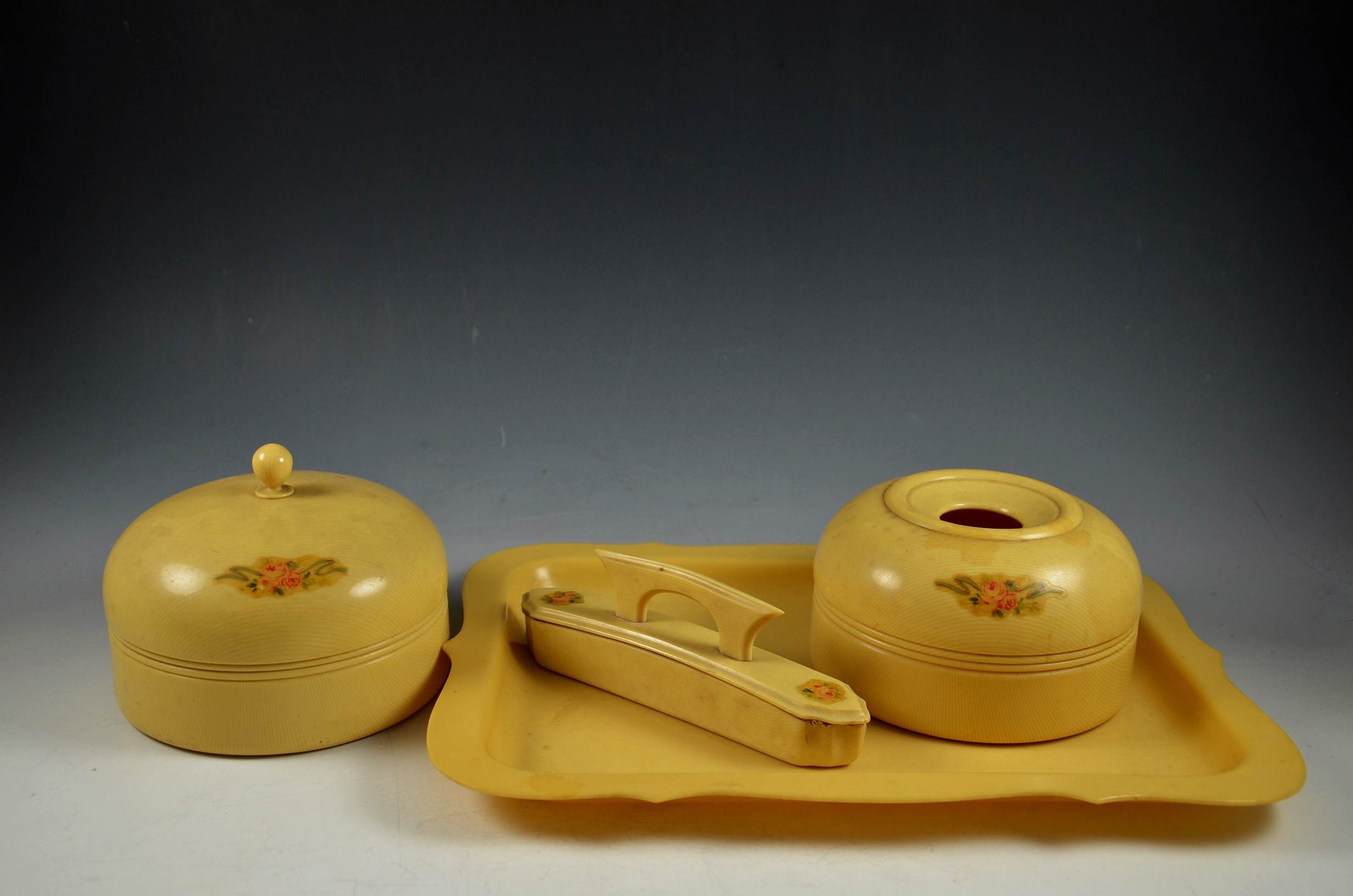 Celluloid Vanity Set