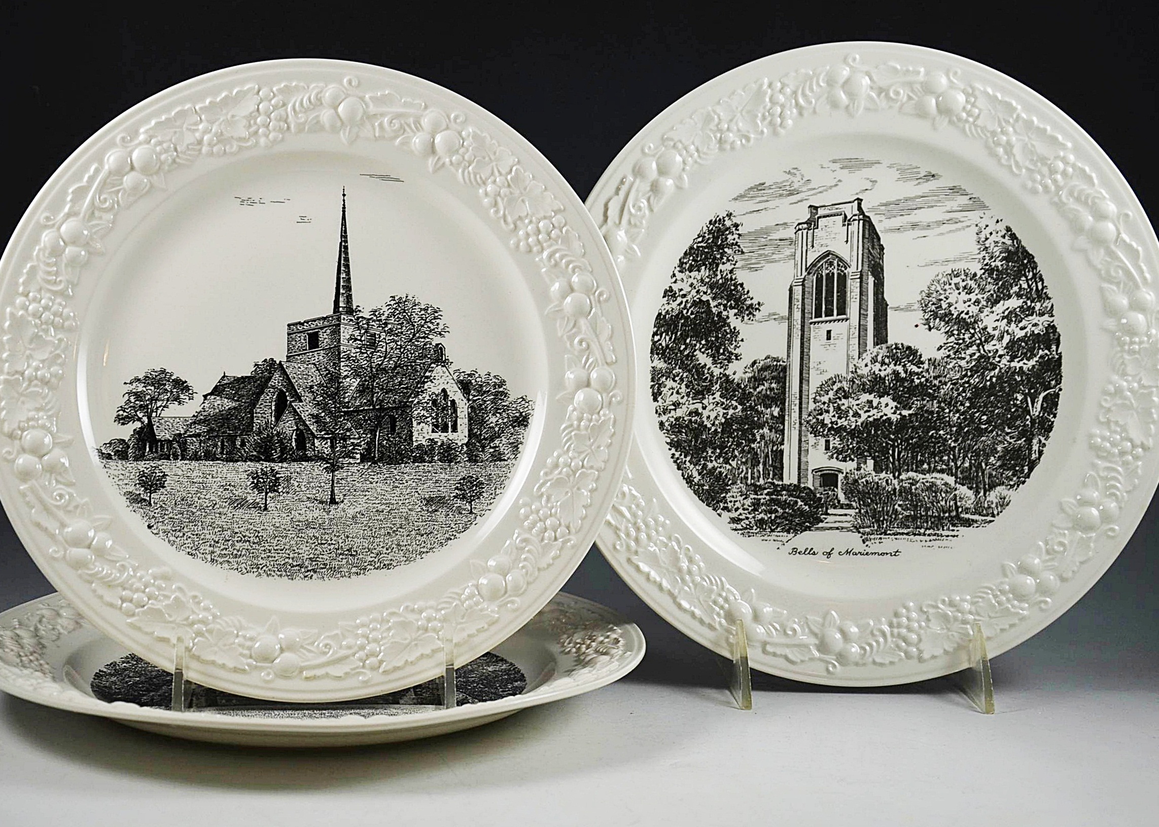 Trio of Mariemont, Ohio Collector Plates