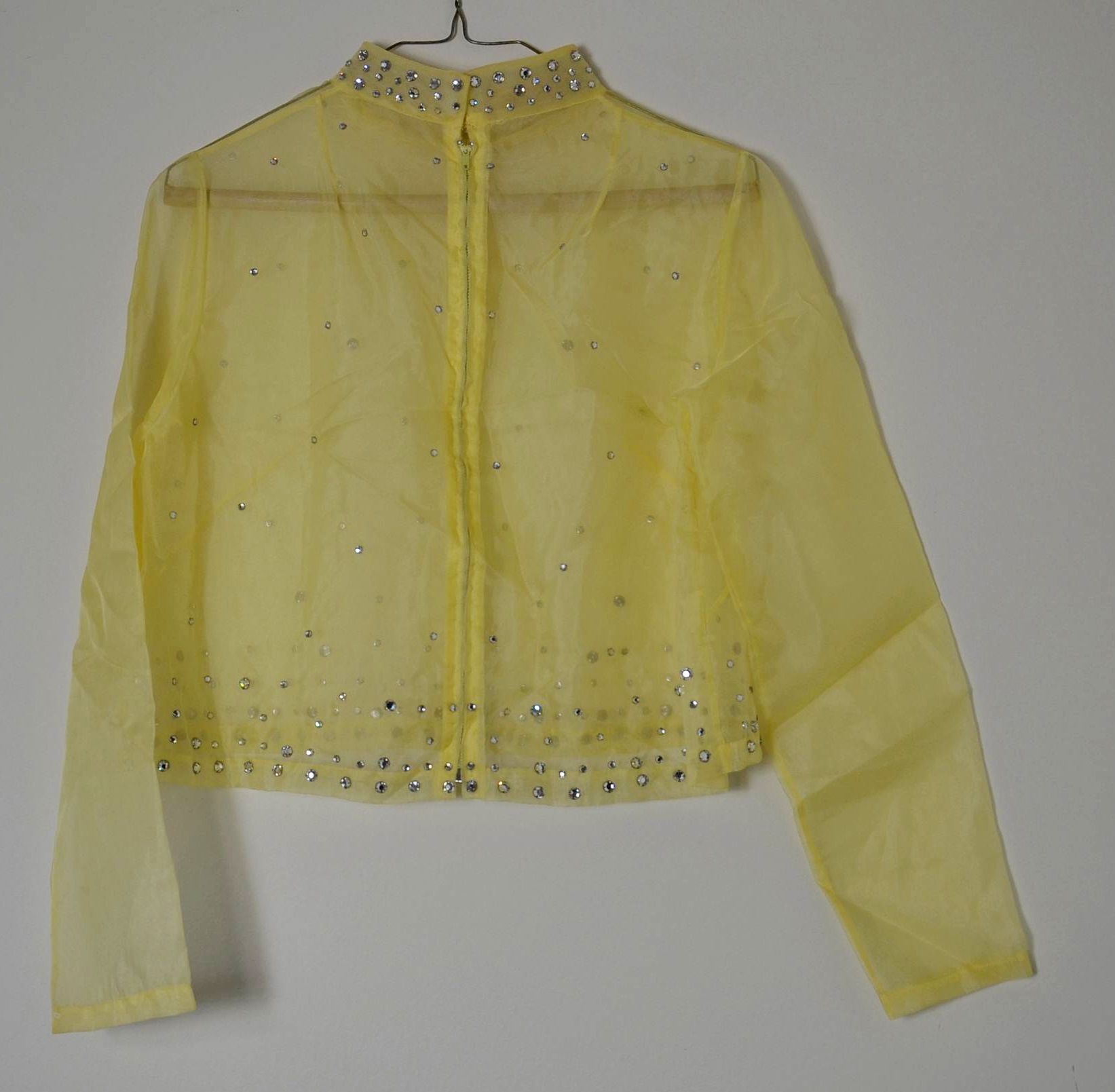 Vintage Sheer Yellow Top 