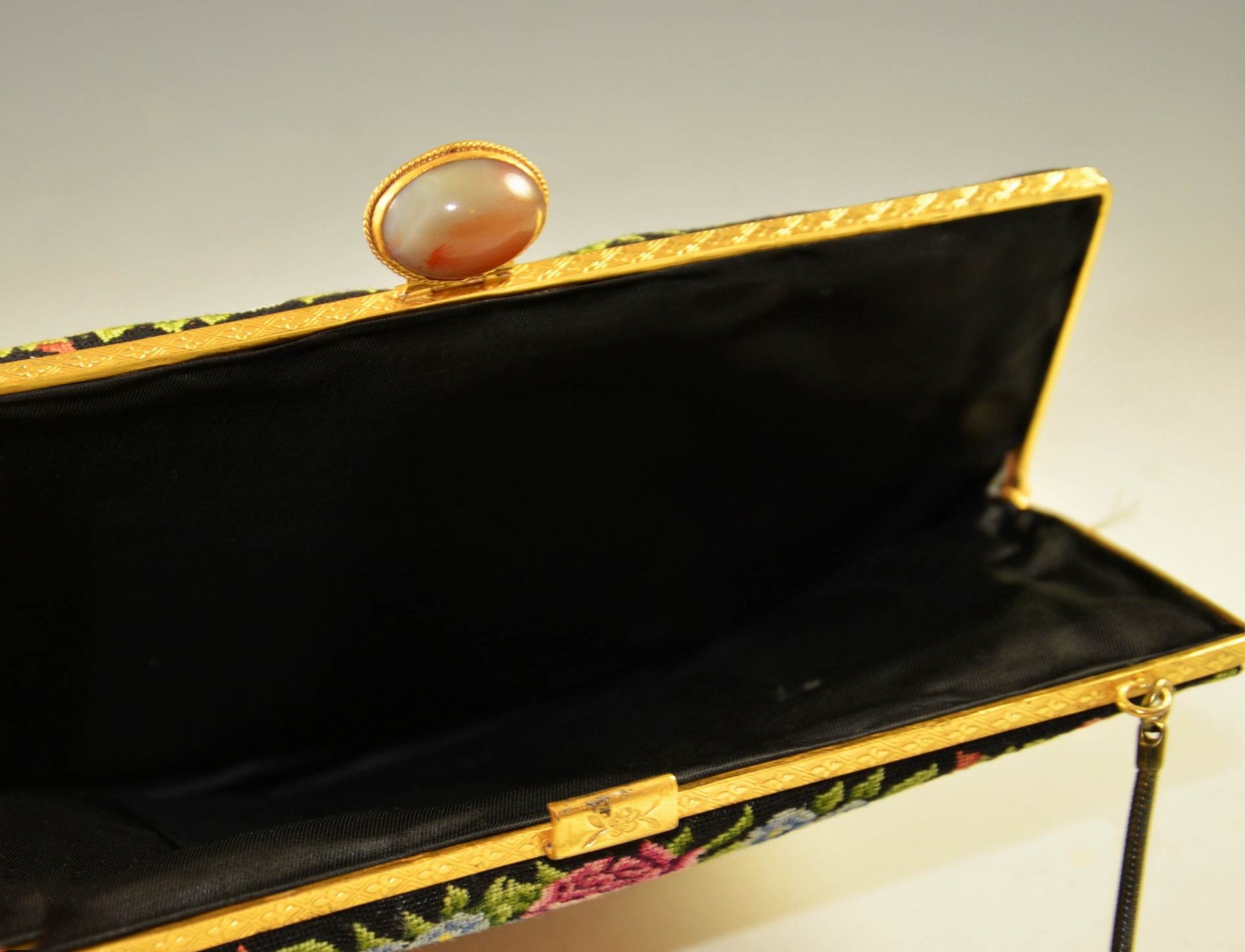 Vintage Needlepoint Purse