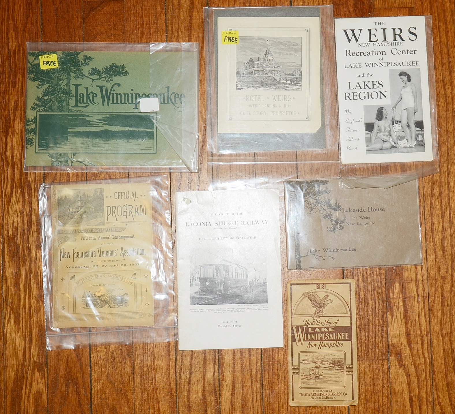 The Great Lakes Region of NH, Books and Historical Ephemera 