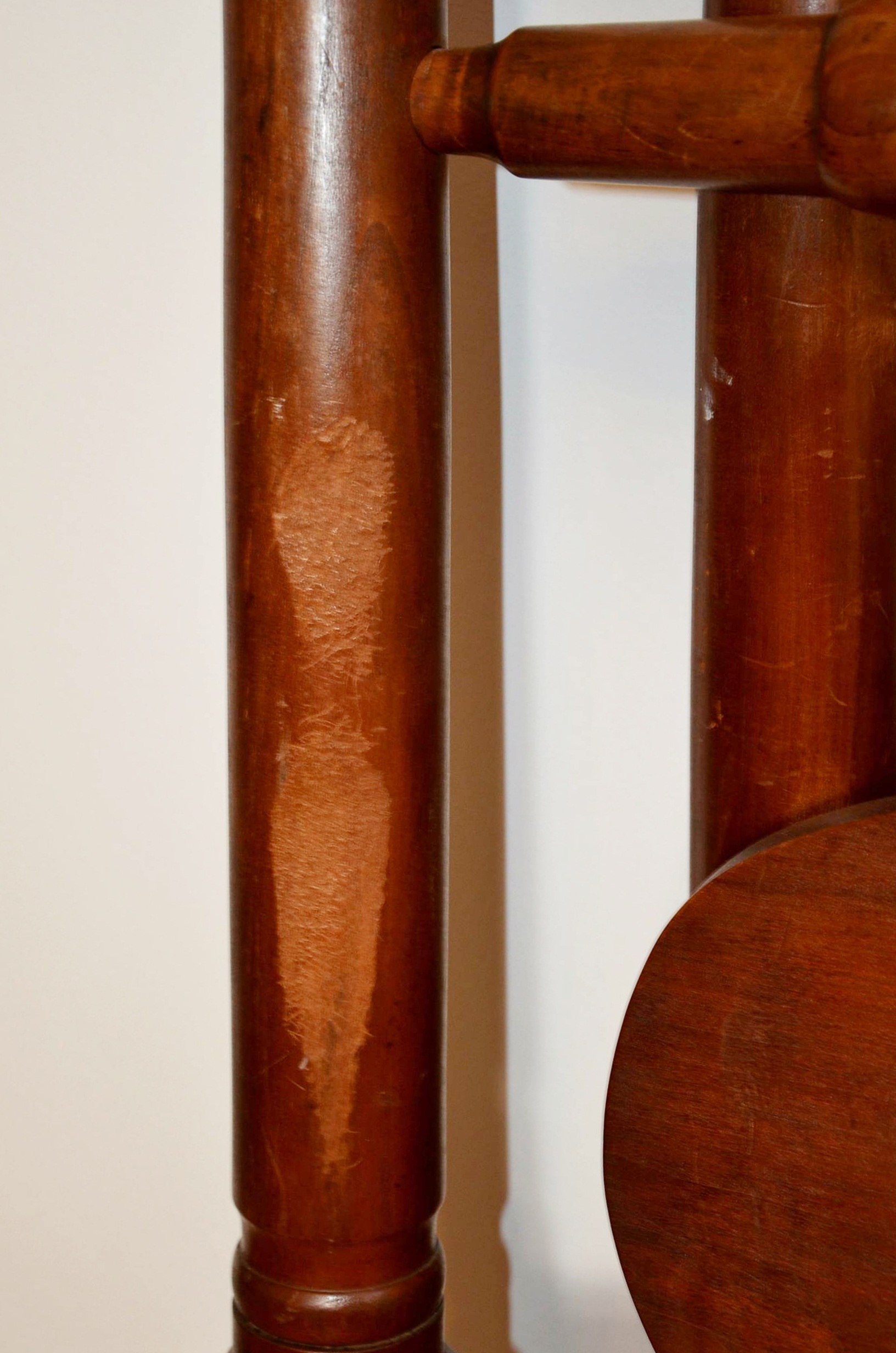 Cherry Cannon Ball Twin Bed