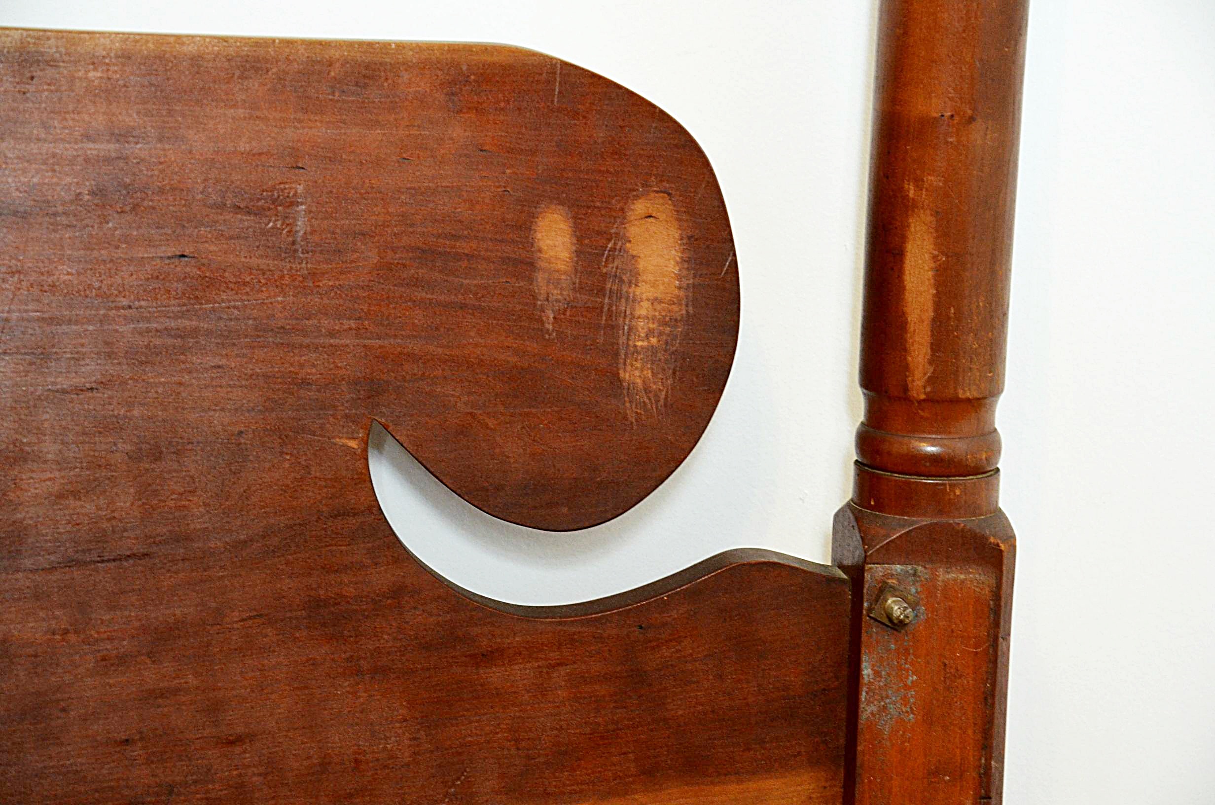 Cherry Cannon Ball Twin Bed