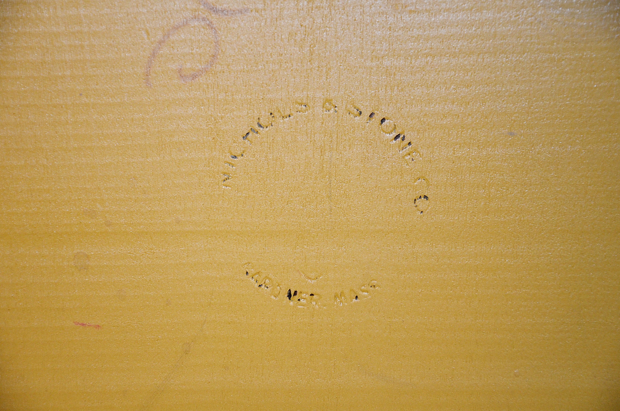 Nichols and Stone Hitchcock Style Stenciled Chairs