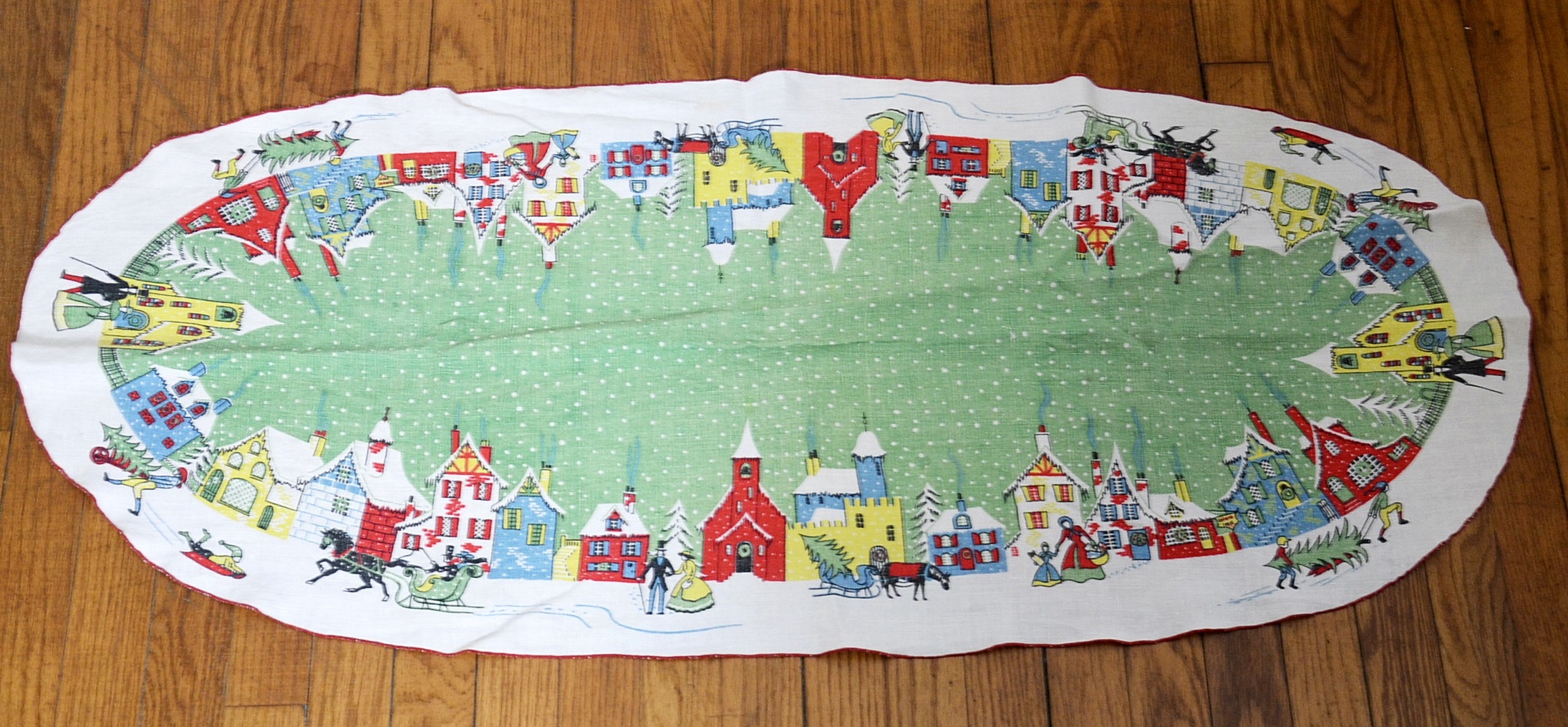 Vintage Holiday Table Linens