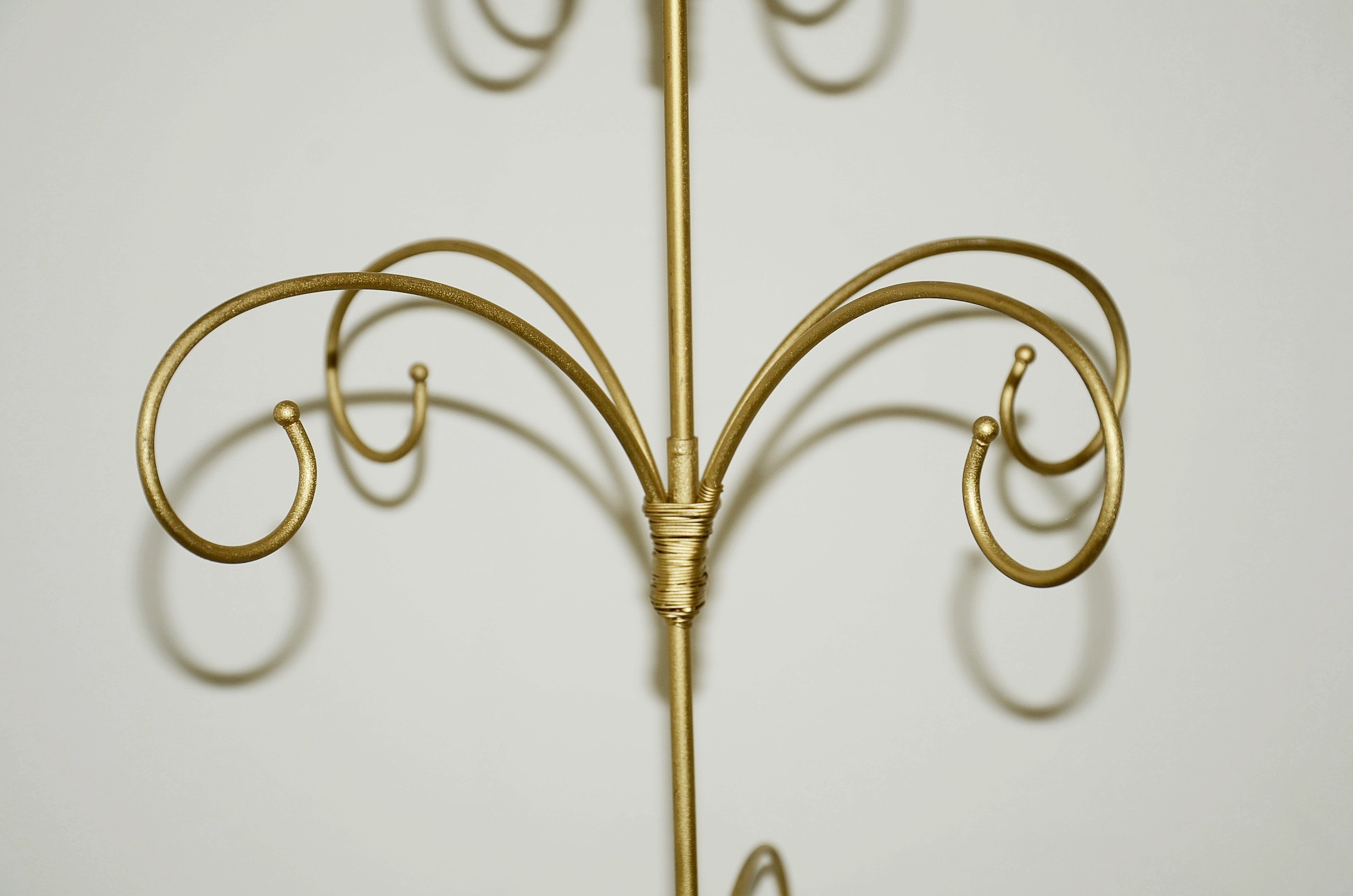 Gold Metal Ornament Tree