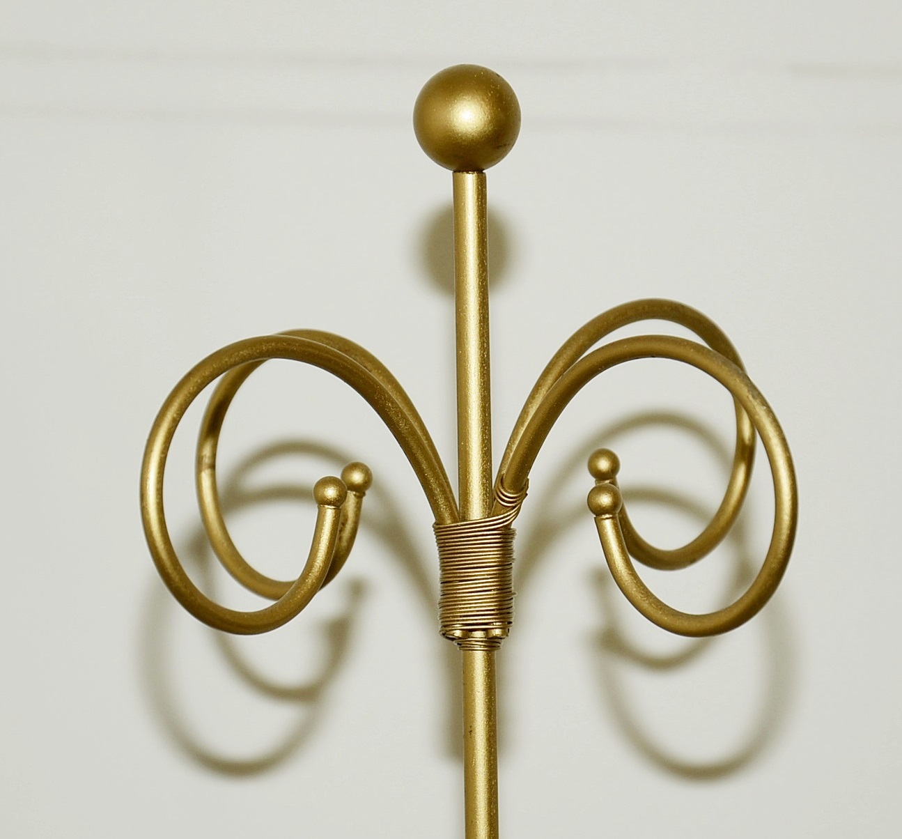 Gold Metal Ornament Tree