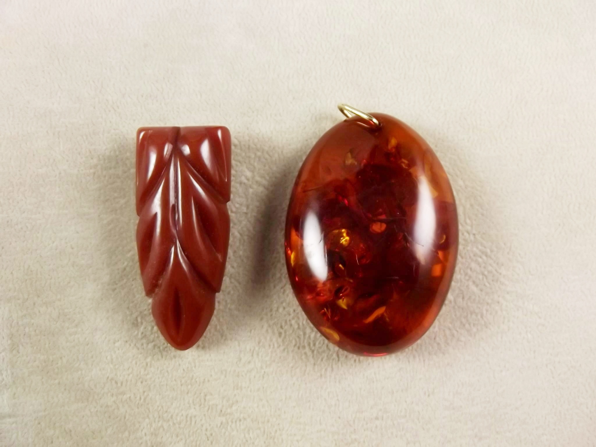 Group of Jewelry in Amber Tones