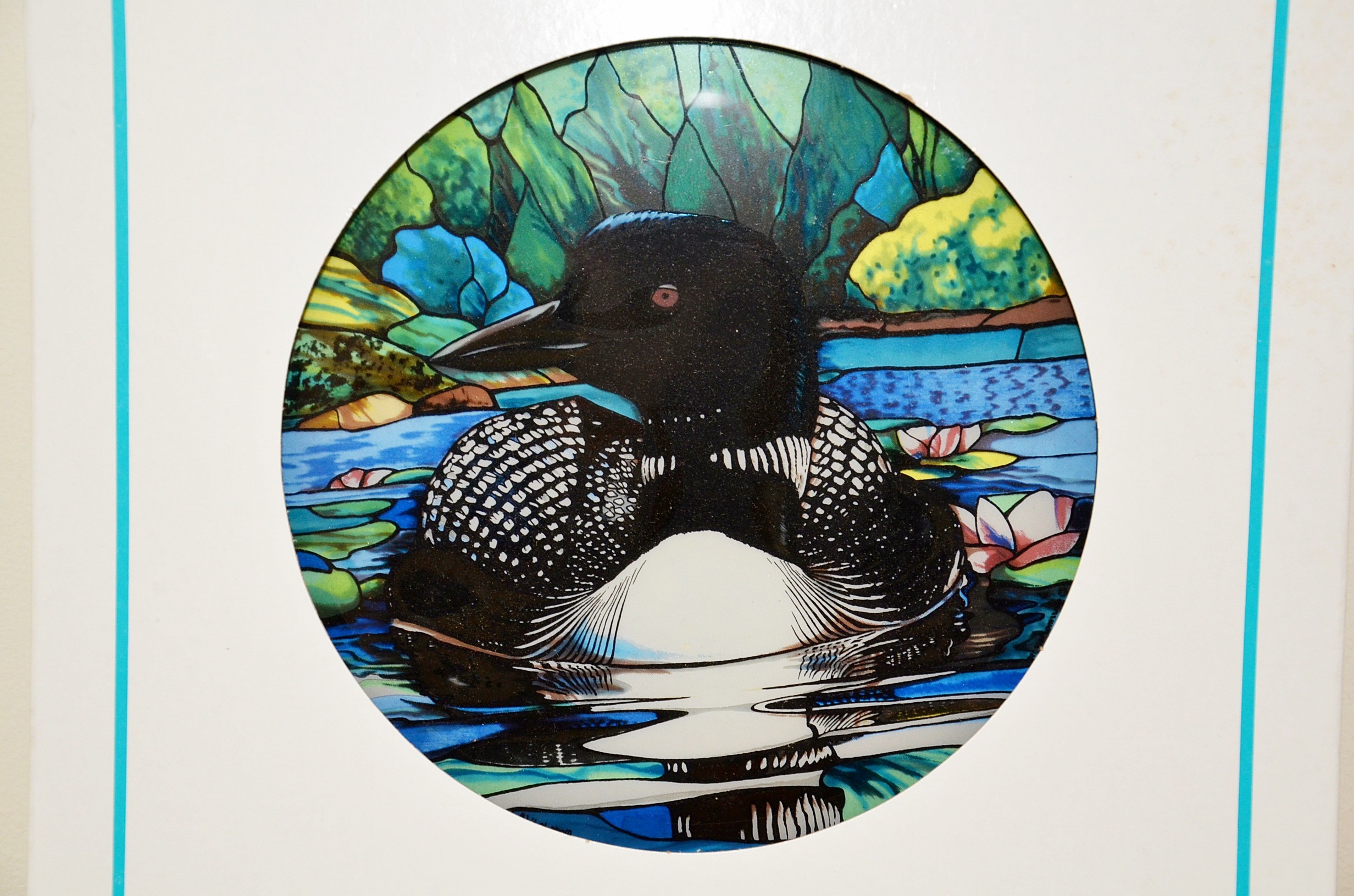 Glassmasters Stained Glass Art of a Loon