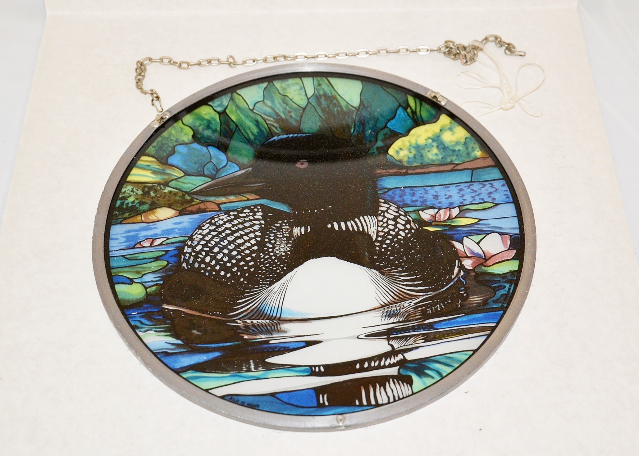 Glassmasters Stained Glass Art of a Loon