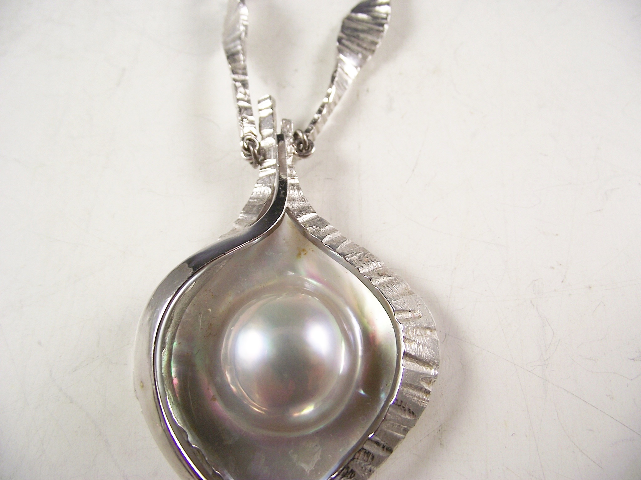 Unique Blister Pearl Necklace
