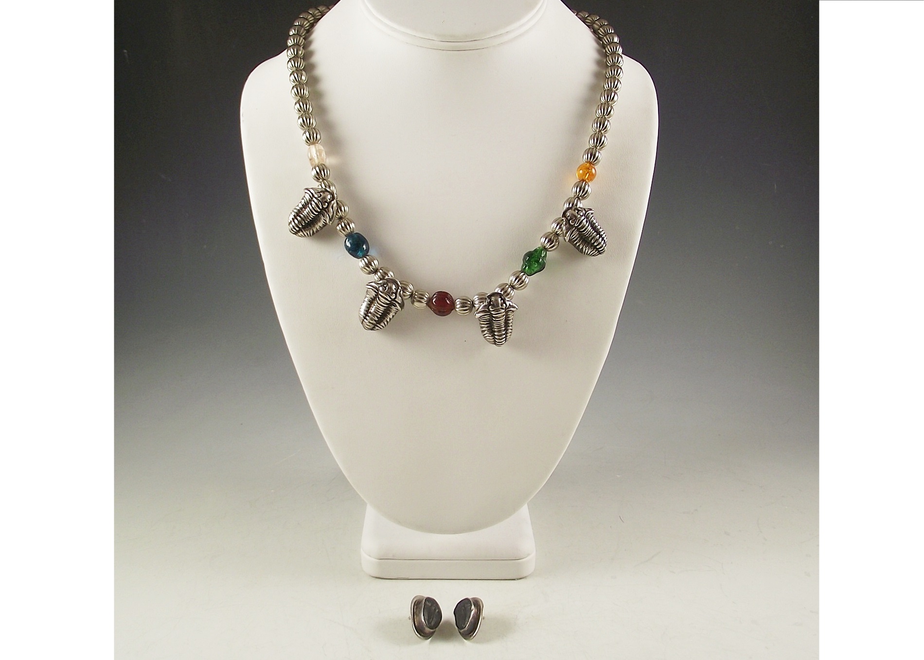 Trilobite Styled Jewelry Pieces