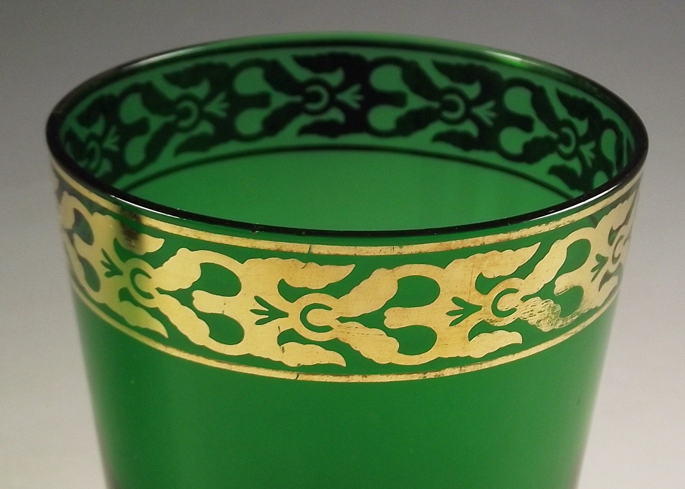 Vintage Set of Twelve Colorful Drinking Glasses 