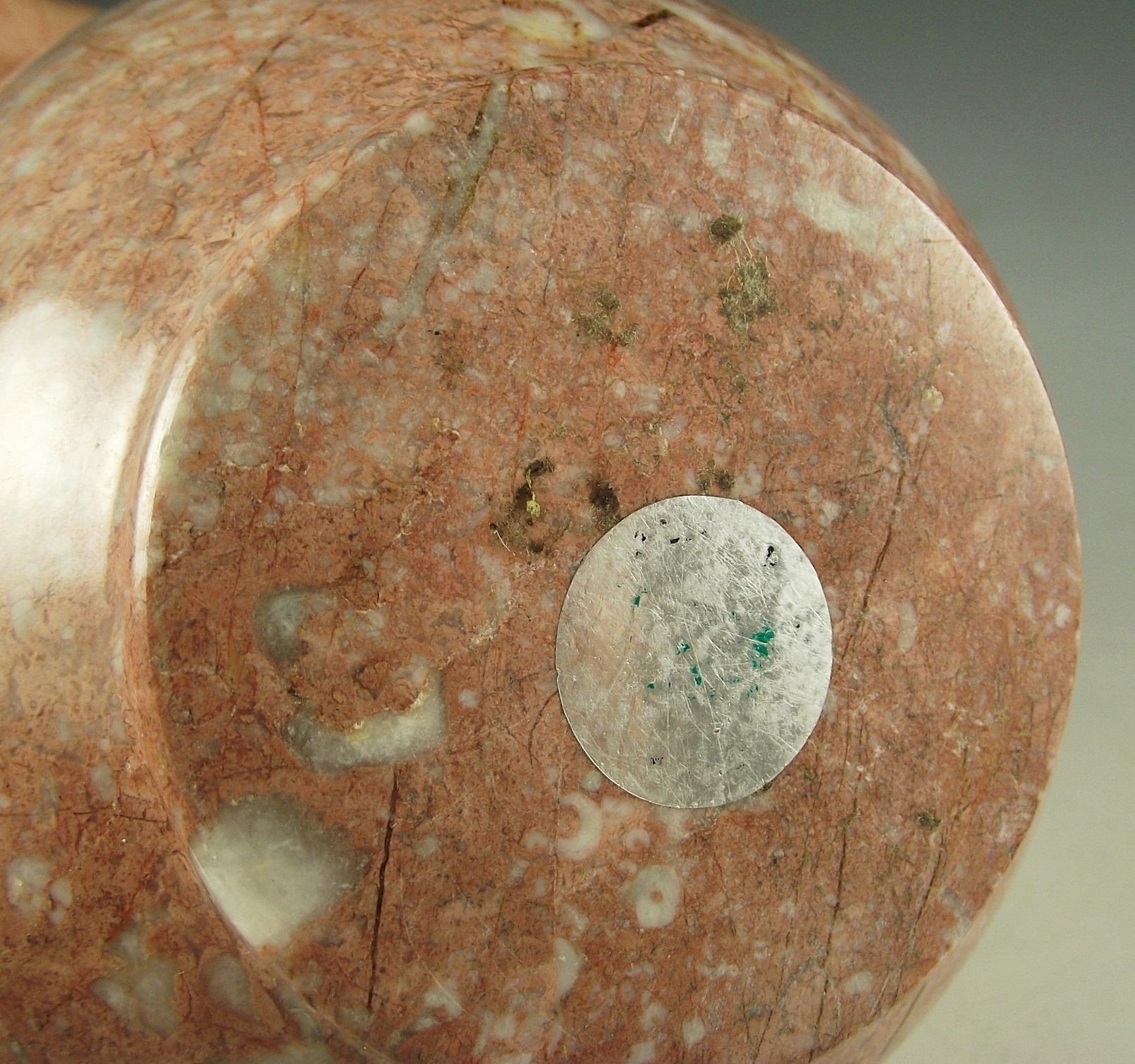 Polished Pink Marble Ball Vase