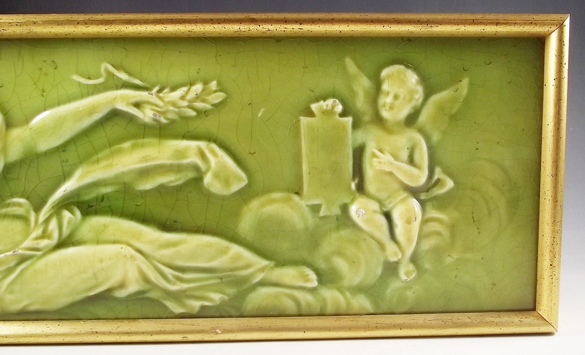 Framed Antique Tile