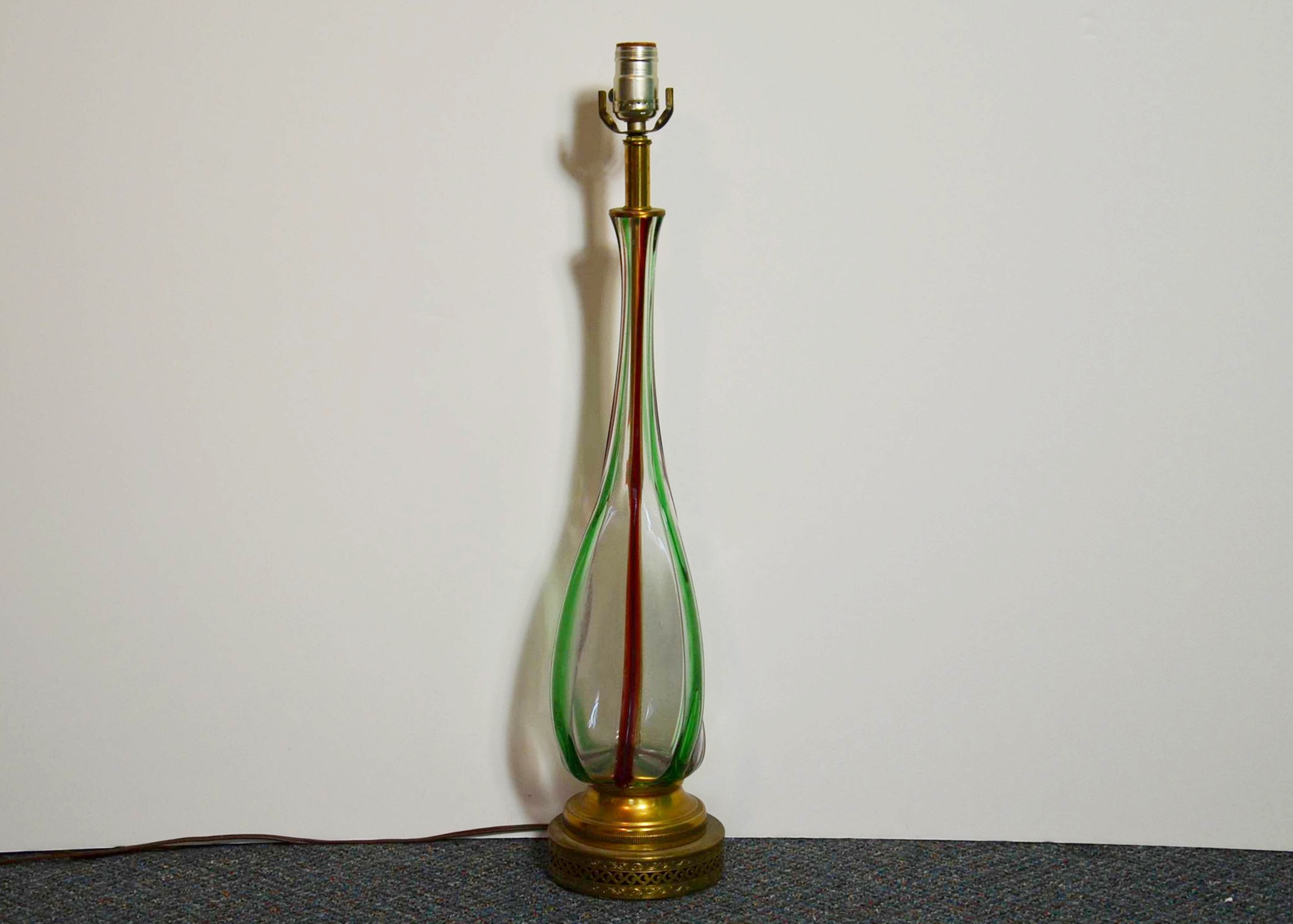 Mid Century Modern Glass Lamp