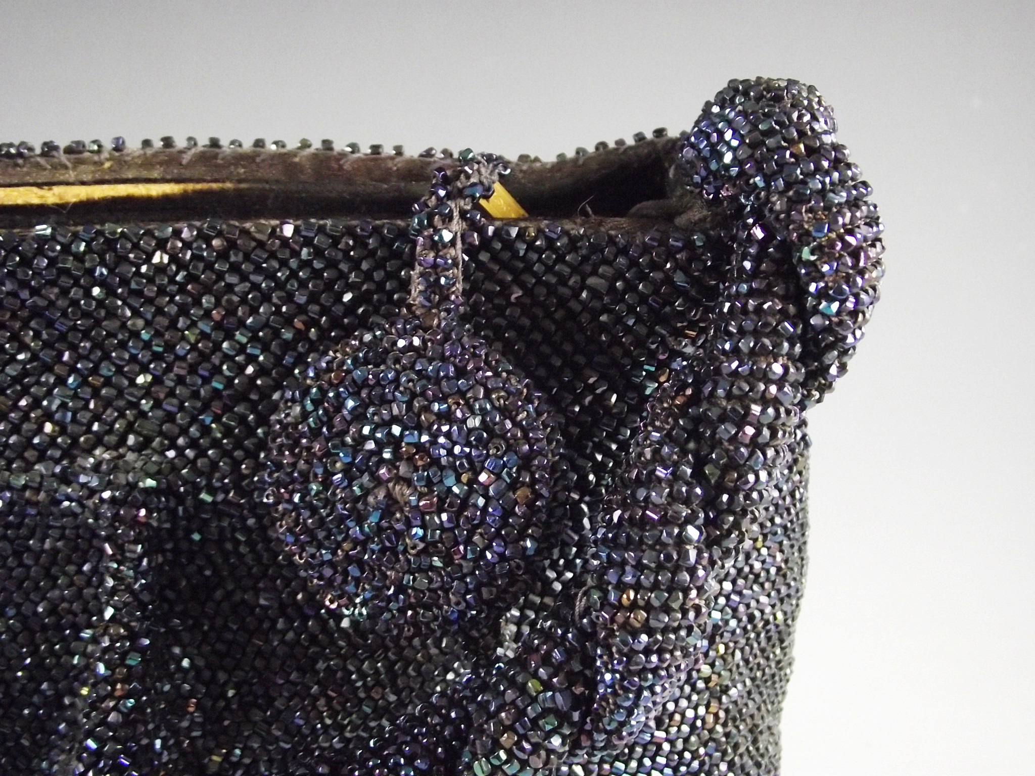 Vintage Beaded Hard Shell Purse