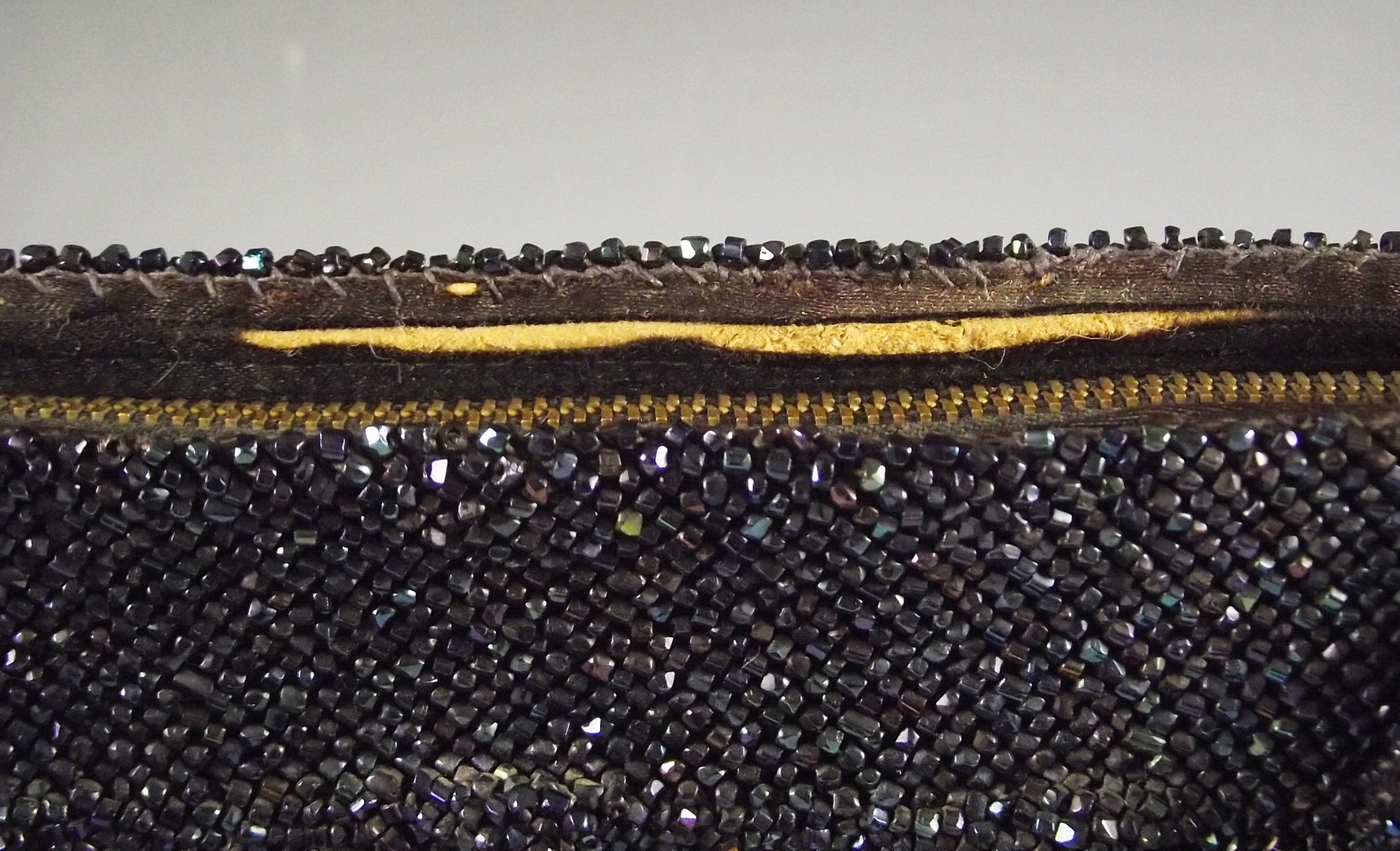 Vintage Beaded Hard Shell Purse