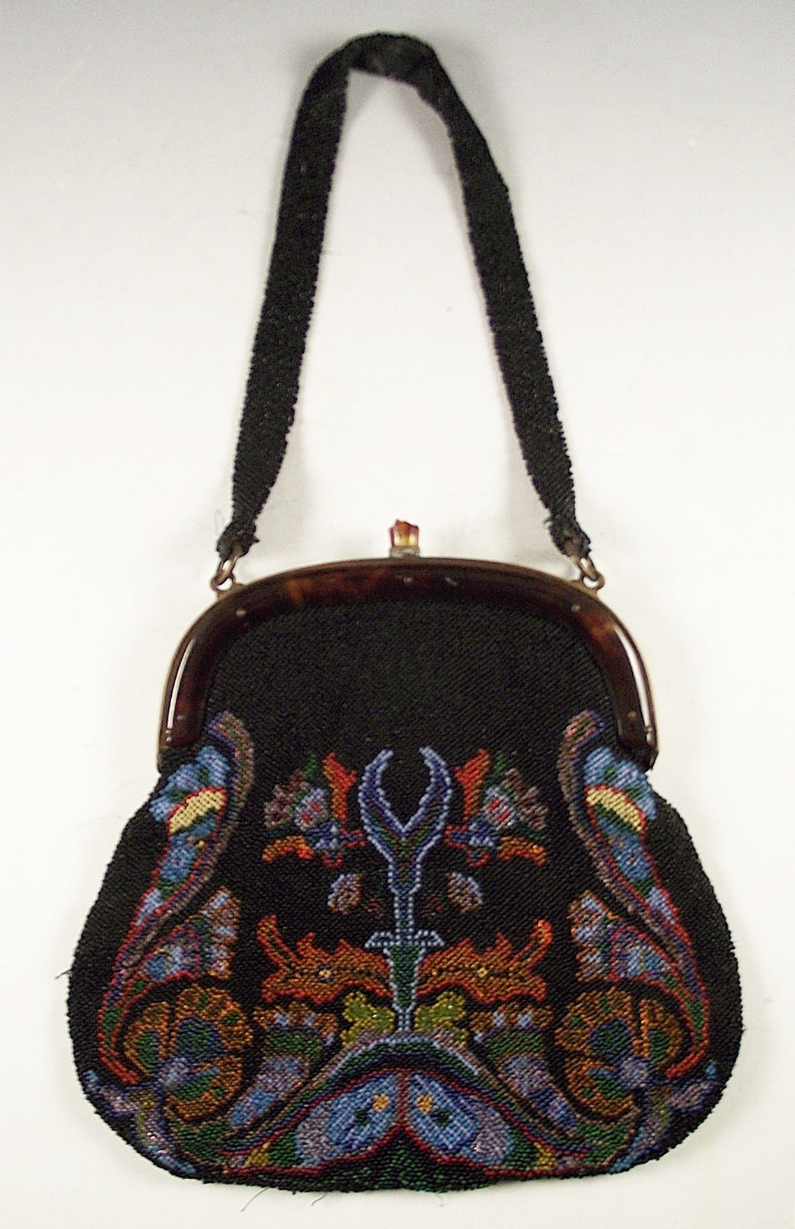 Vintage Art Deco Style Micro Beaded Purse