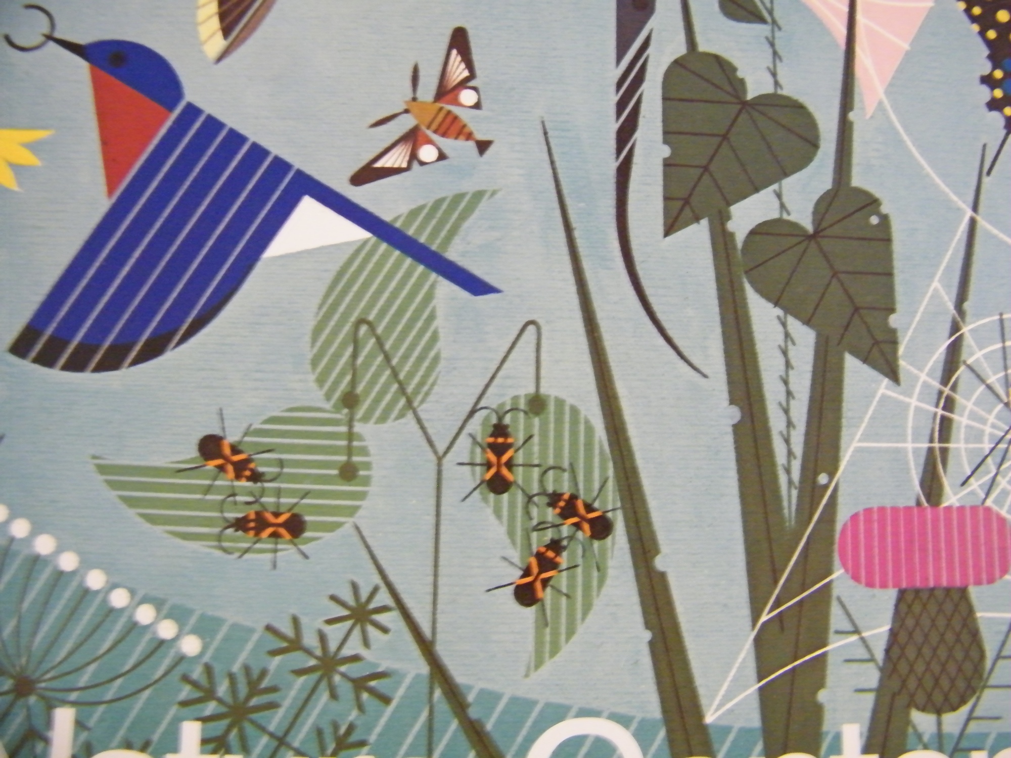 Charley Harper Cincinnati Nature Center Poster 'Summer'