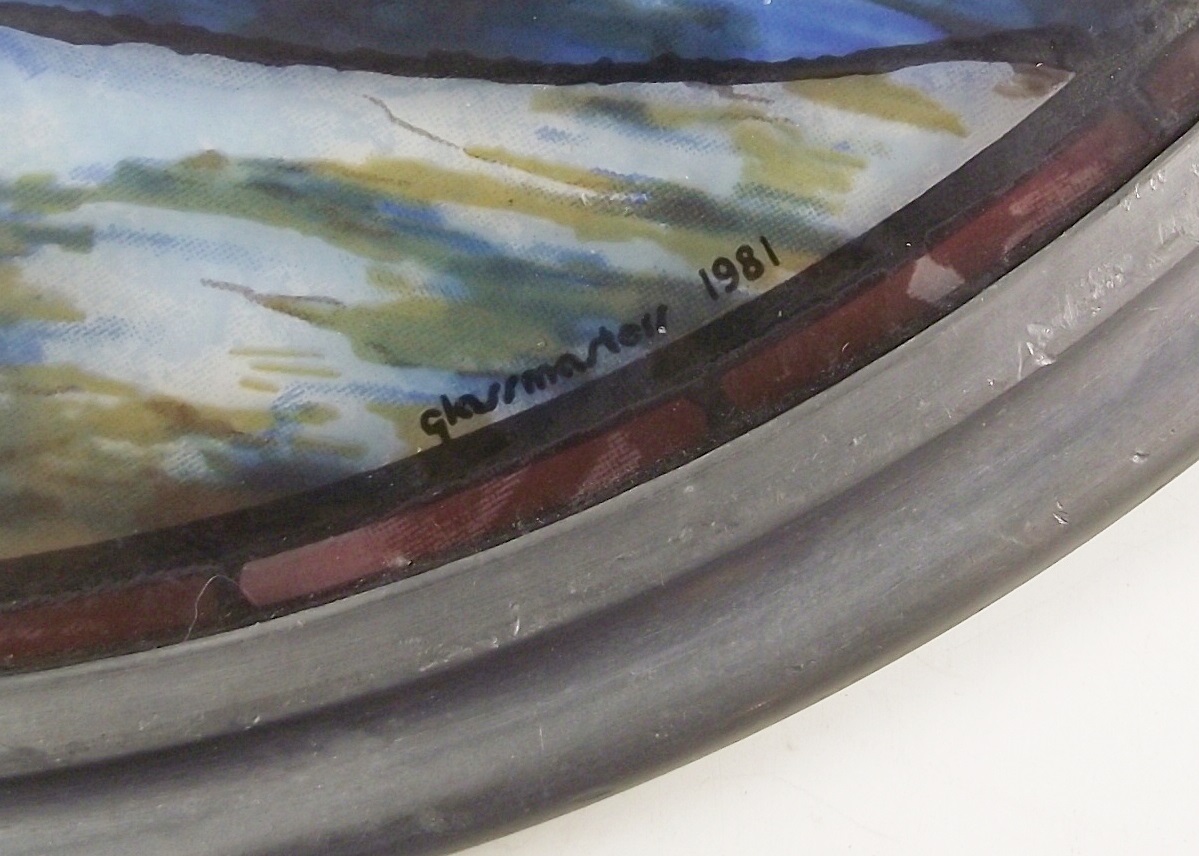 Glassmasters Stained Glass Suncatcher Featuring a Koi Fish