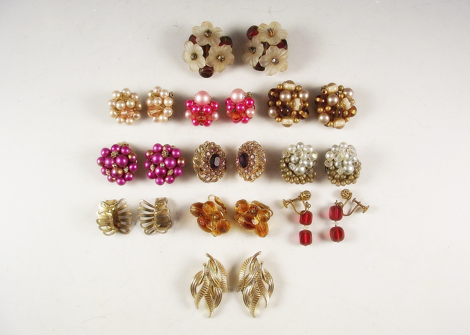 Grouping of Vintage Earrings