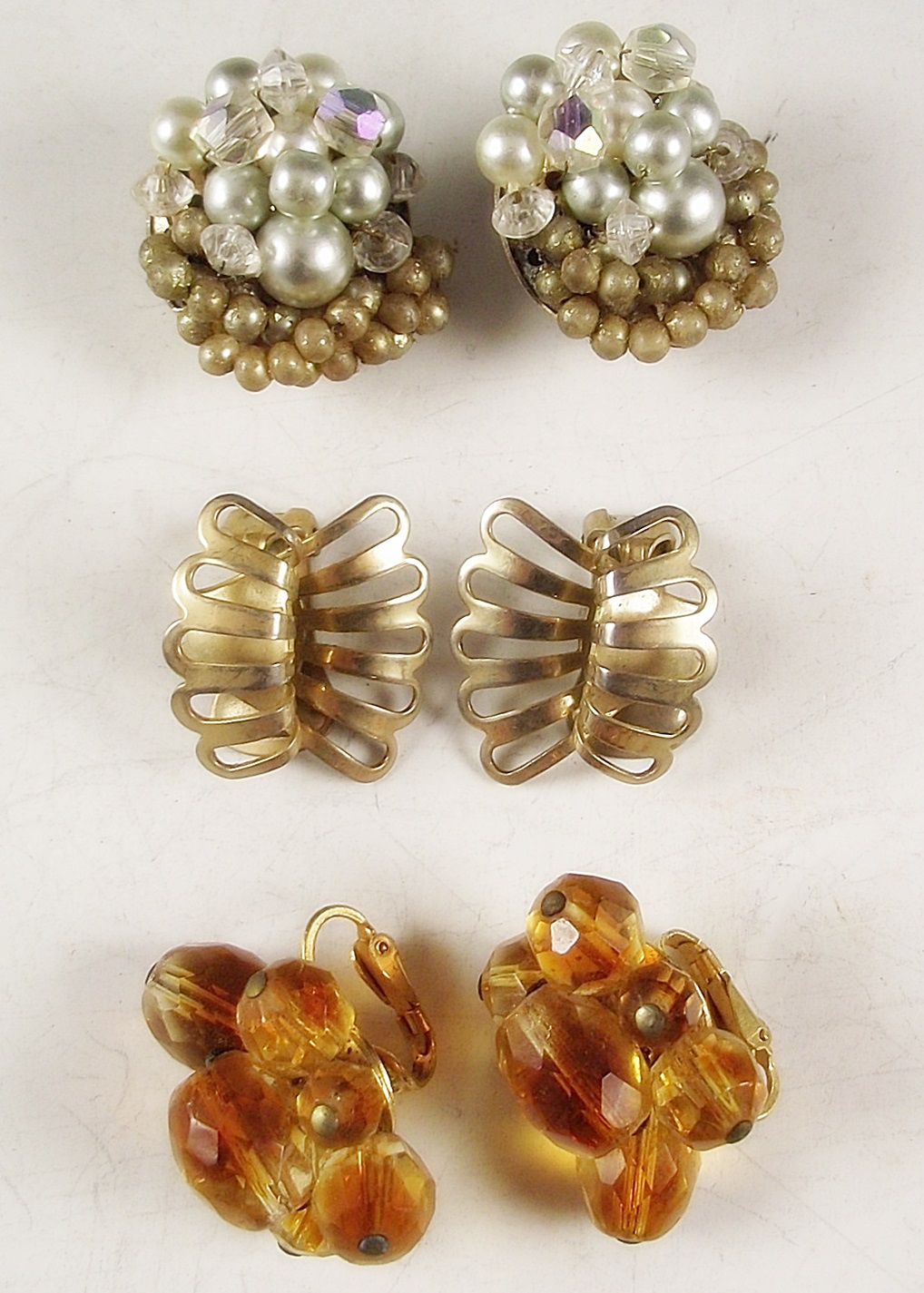 Grouping of Vintage Earrings