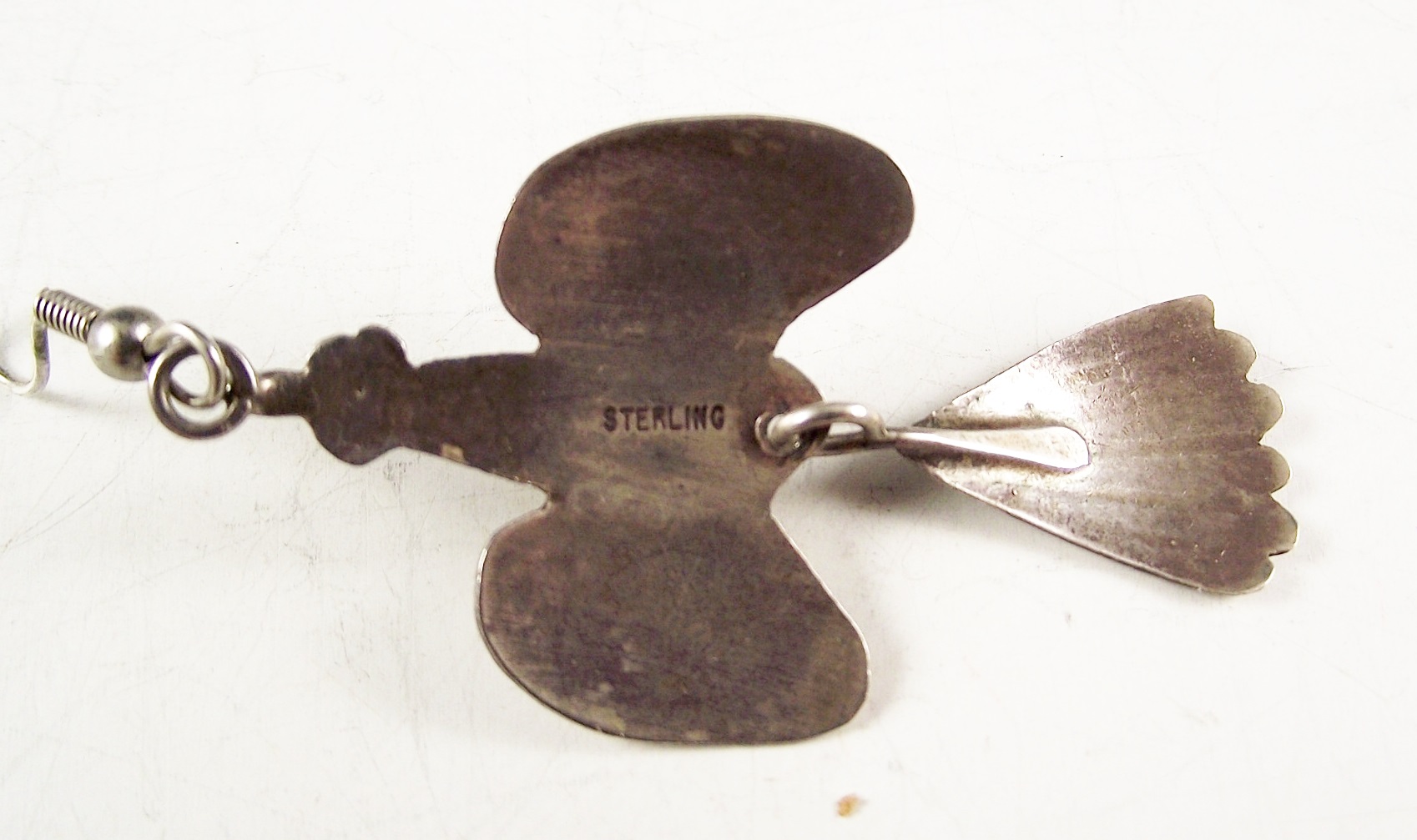 Artisan Crafted Sterling Silver and Turquoise Bird Earrings and More