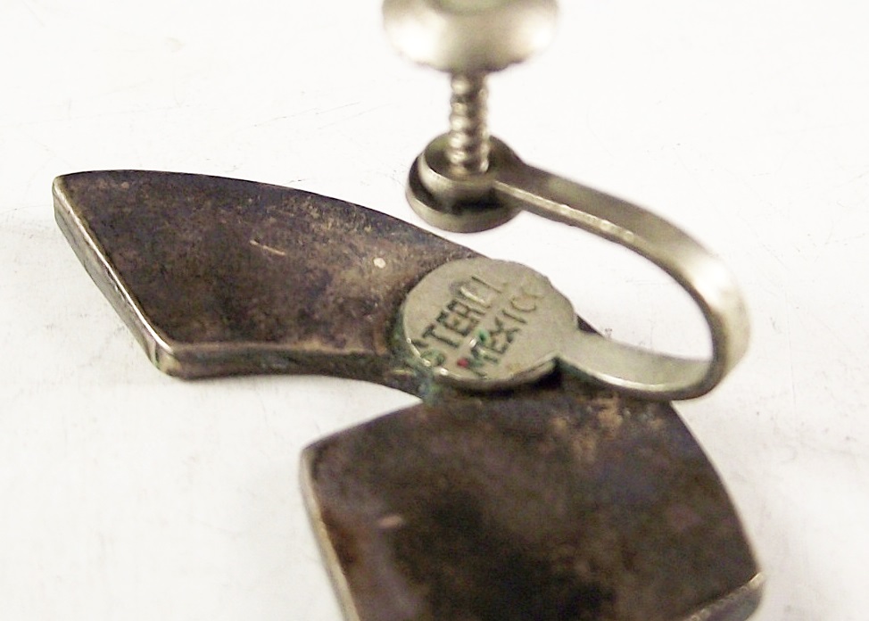 Artisan Crafted Sterling Silver and Turquoise Bird Earrings and More