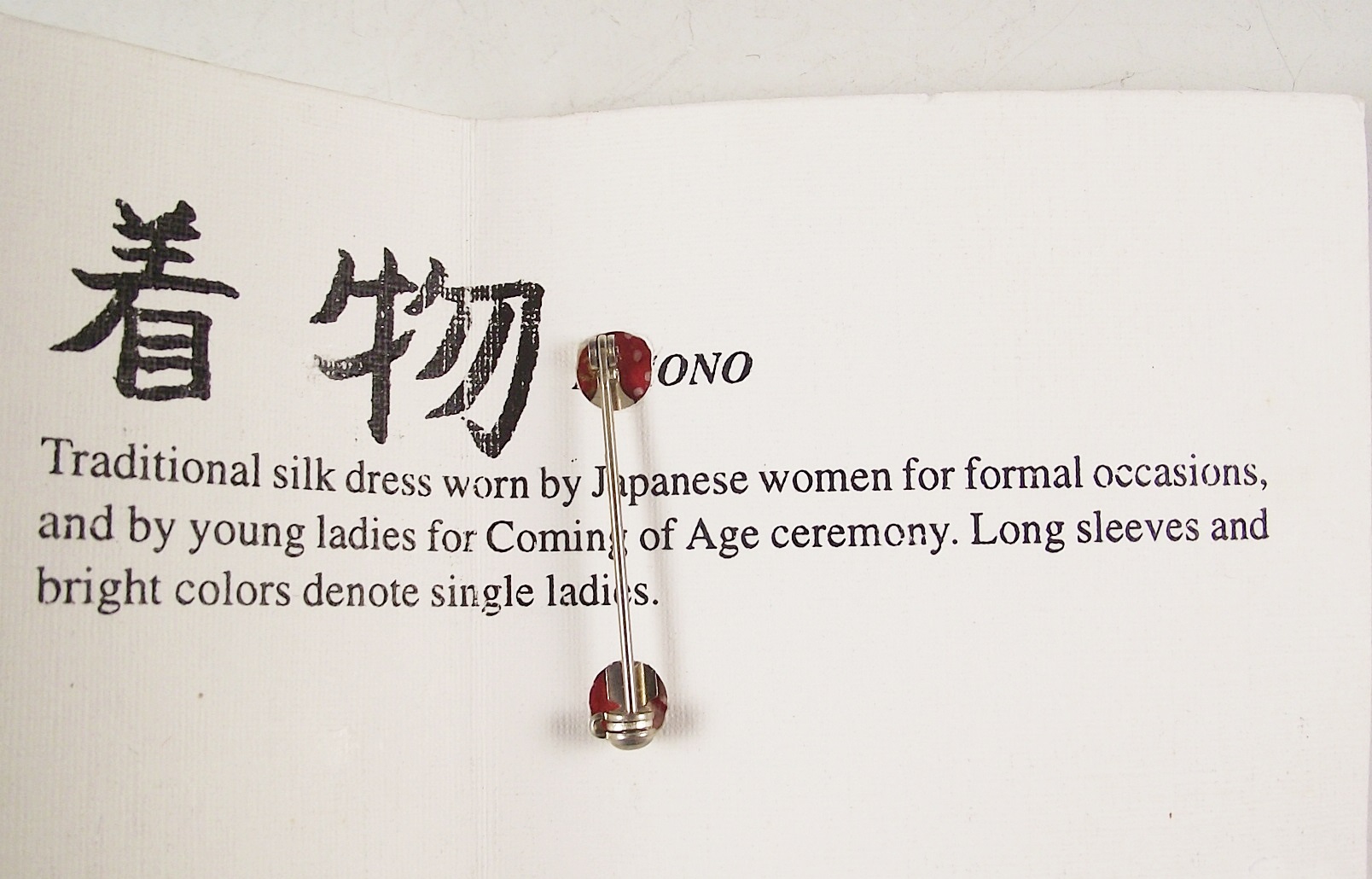 Two Souvenir Brooches