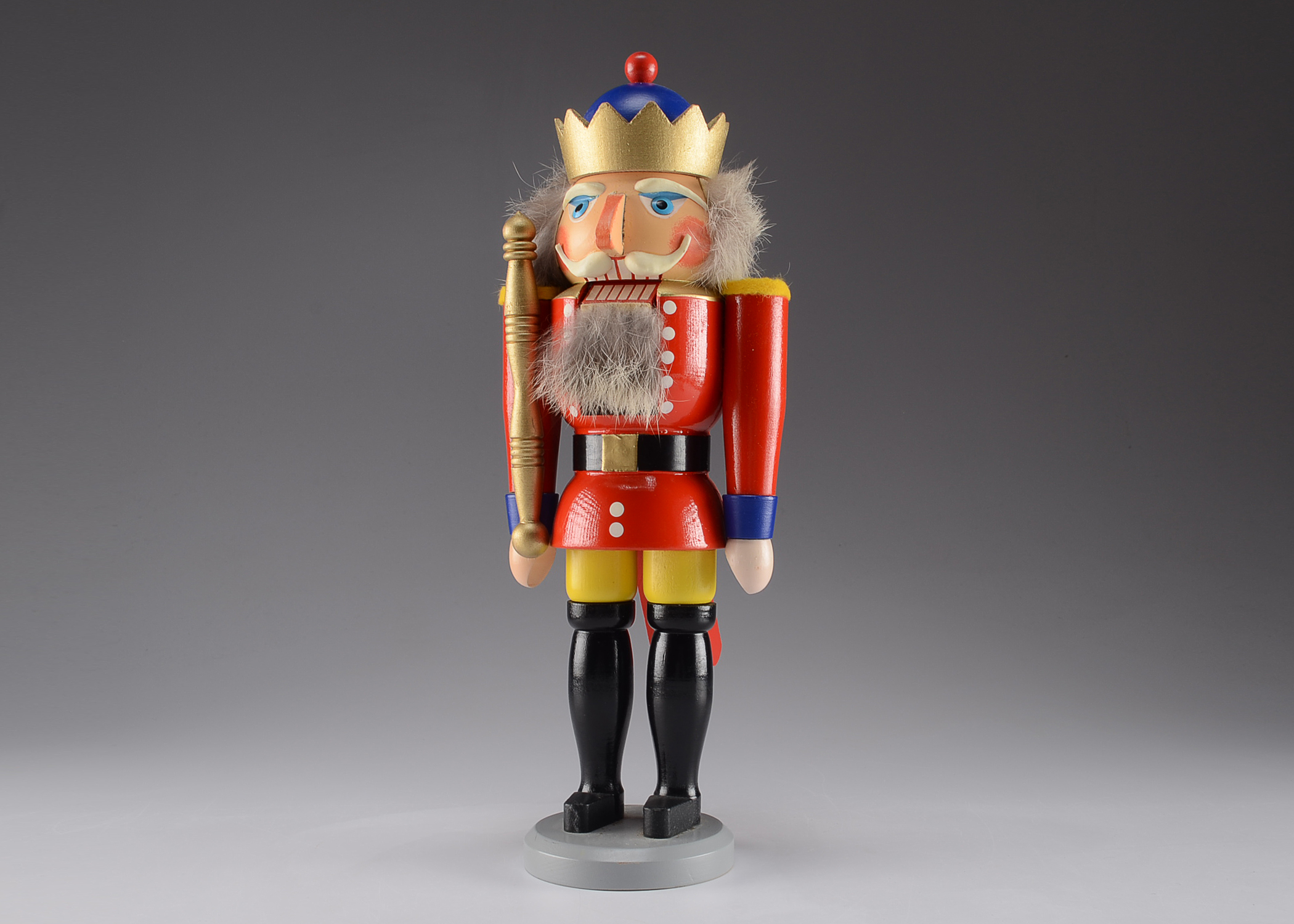 German Seiffener Wooden King Nutcracker