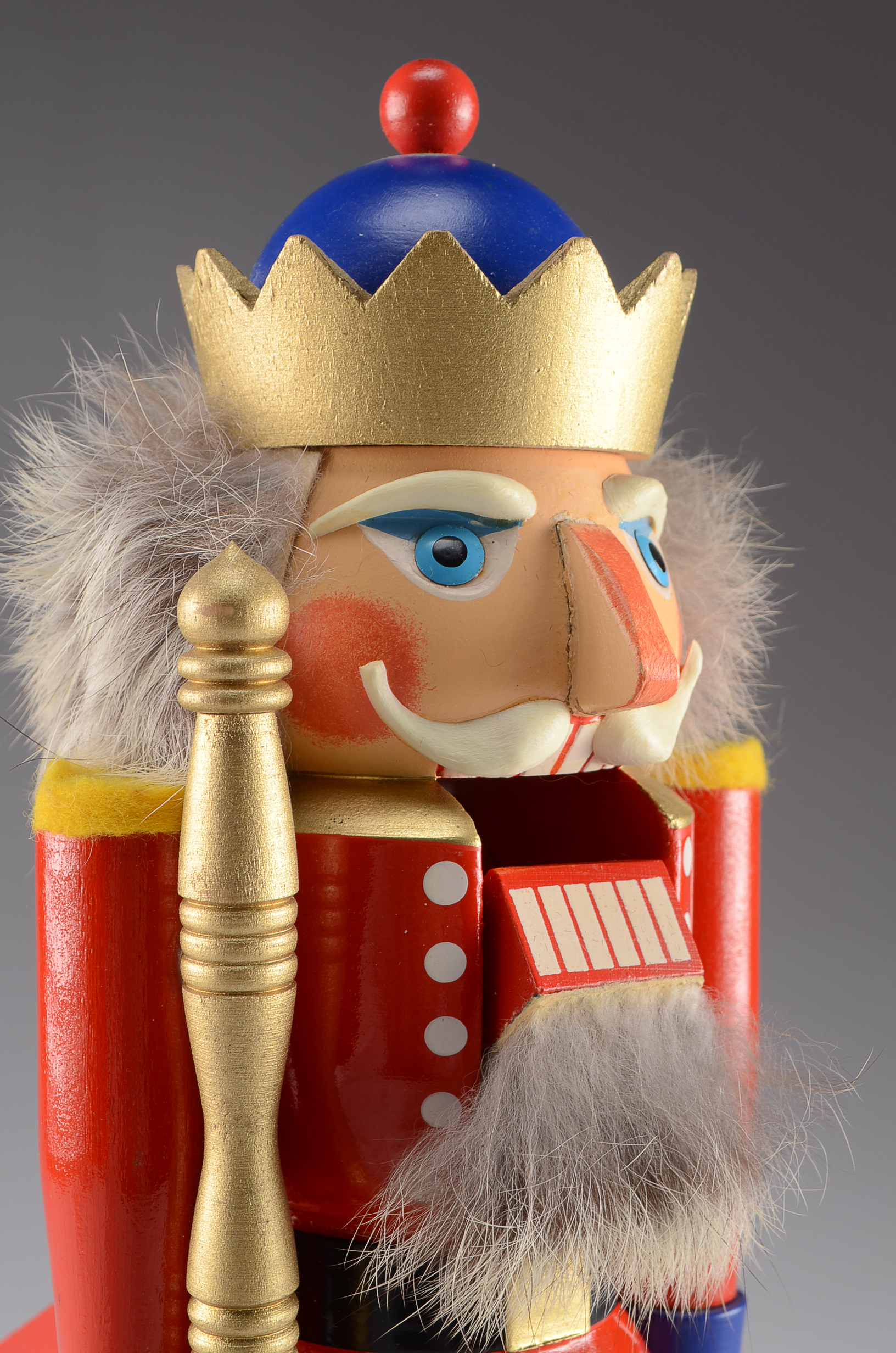German Seiffener Wooden King Nutcracker