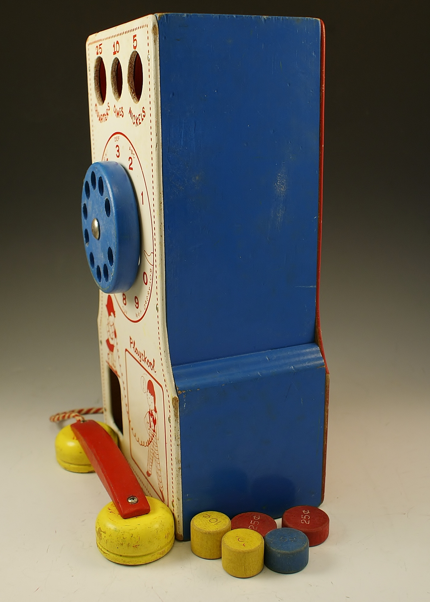 1950's Vintage Playskool Payphone