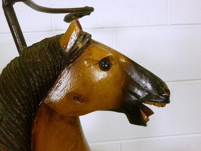 Victorian Style Horse Form Tricycle 