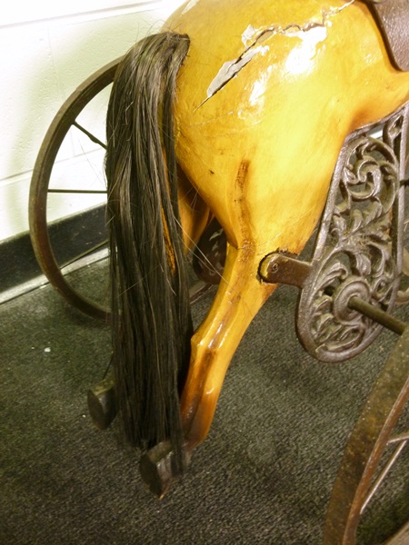 Victorian Style Horse Form Tricycle 
