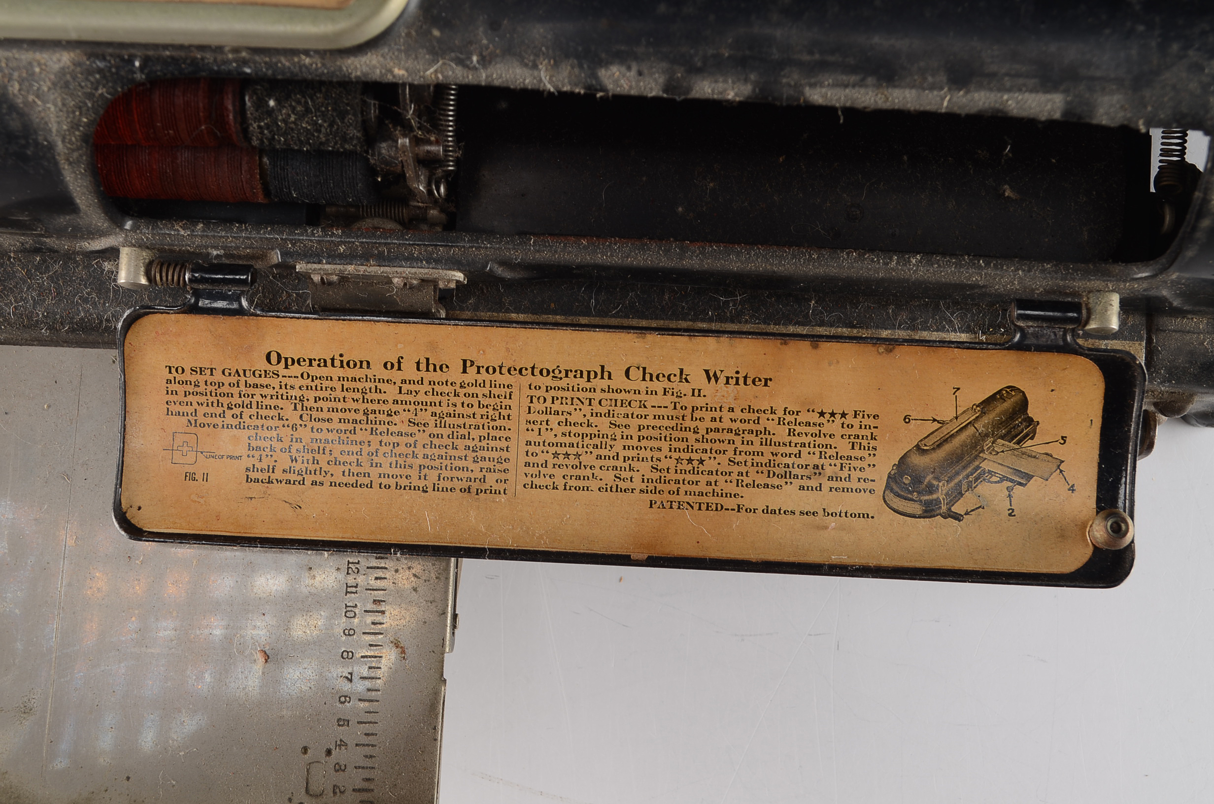 Vintage Protectograph Check Writer