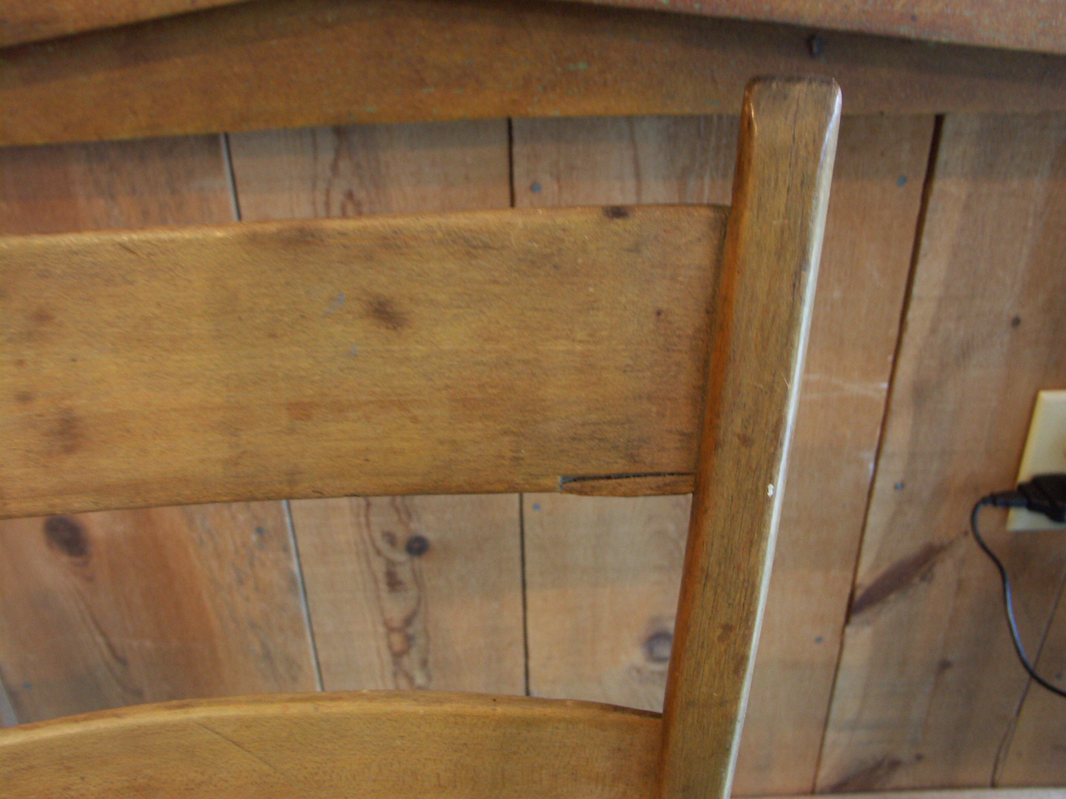 Lot of Two Antique Spindle Back Side Chairs