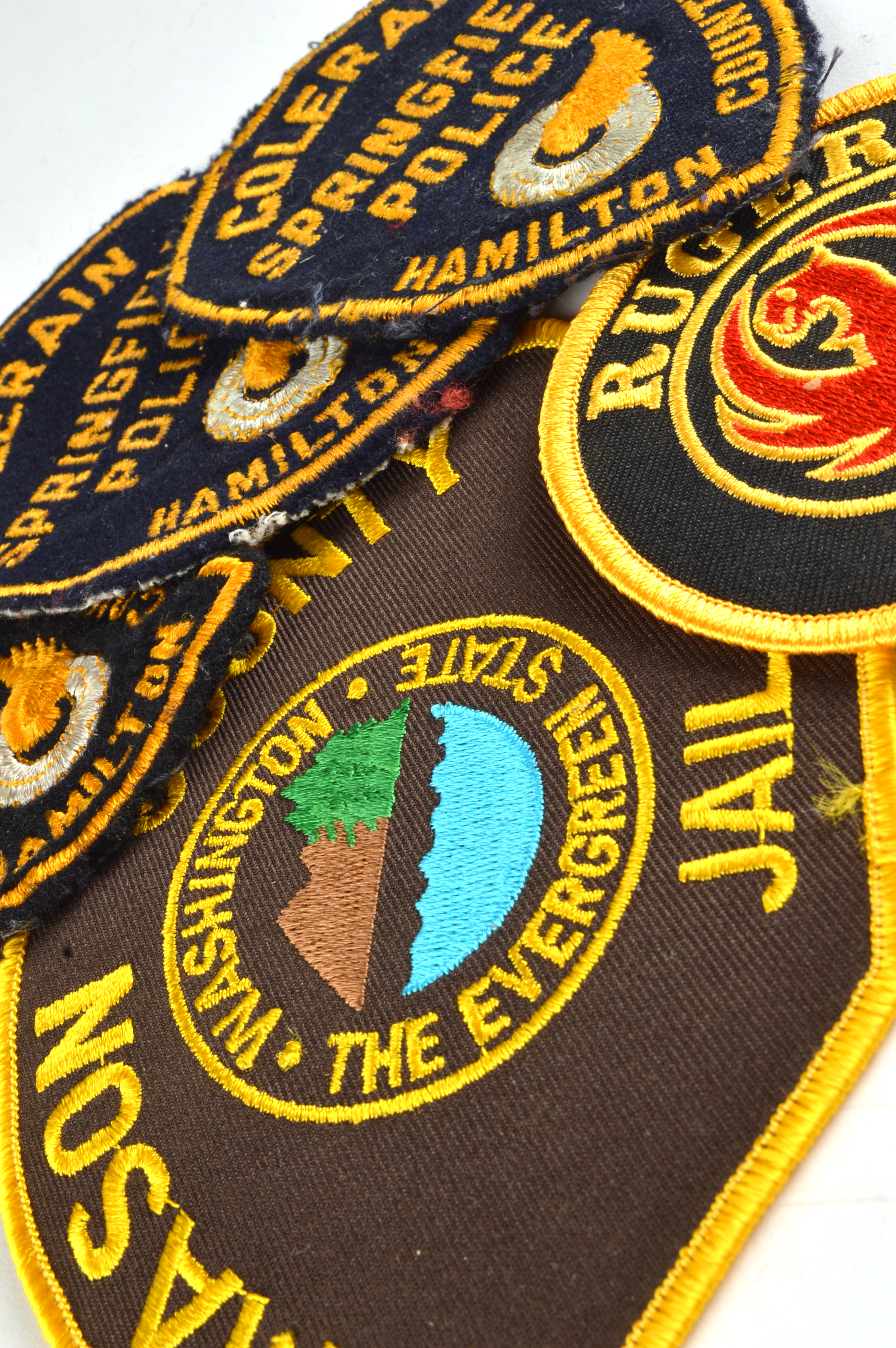 Collection of Police Uniform Patches