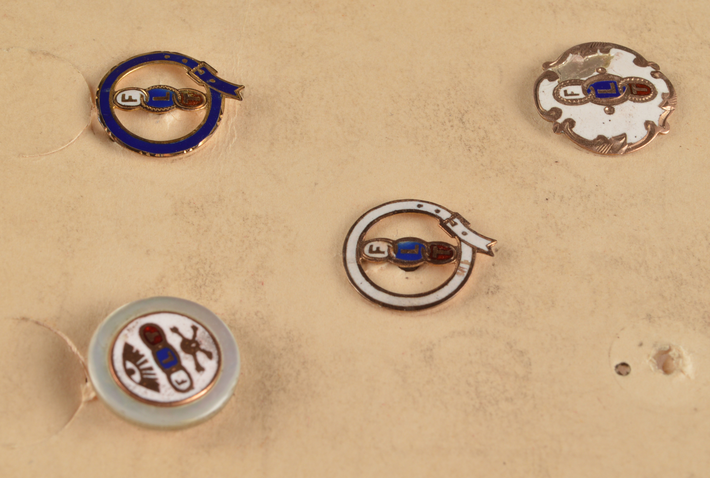 Historical Vintage Fraternal Order Pin Collection